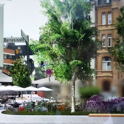 Die Stadt hat mit dem Startup „Cityscaper“ eine App vorgelegt, in der die zukünftige Gestaltung der Ehrenstraße sichtbar ist.