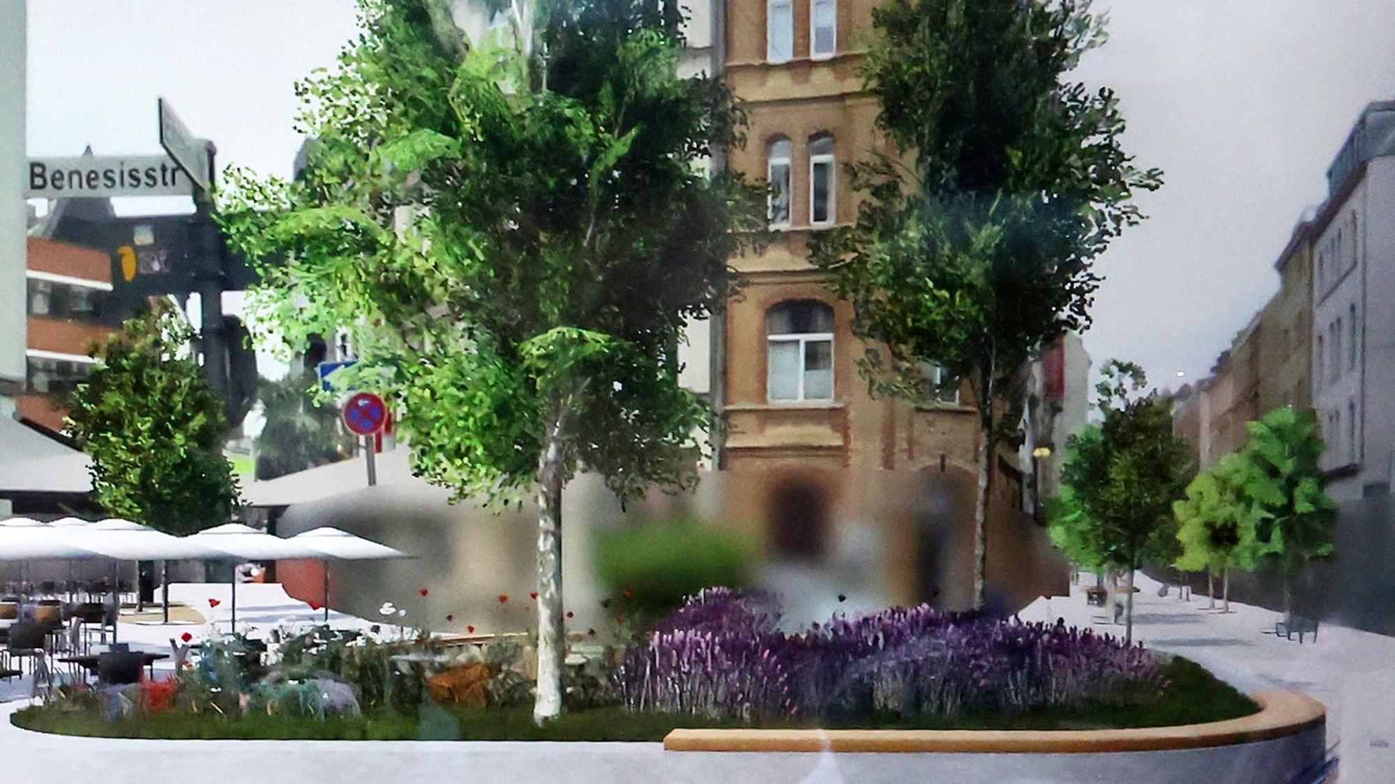 Die Stadt hat mit dem Startup „Cityscaper“ eine App vorgelegt, in der die zukünftige Gestaltung der Ehrenstraße sichtbar ist.