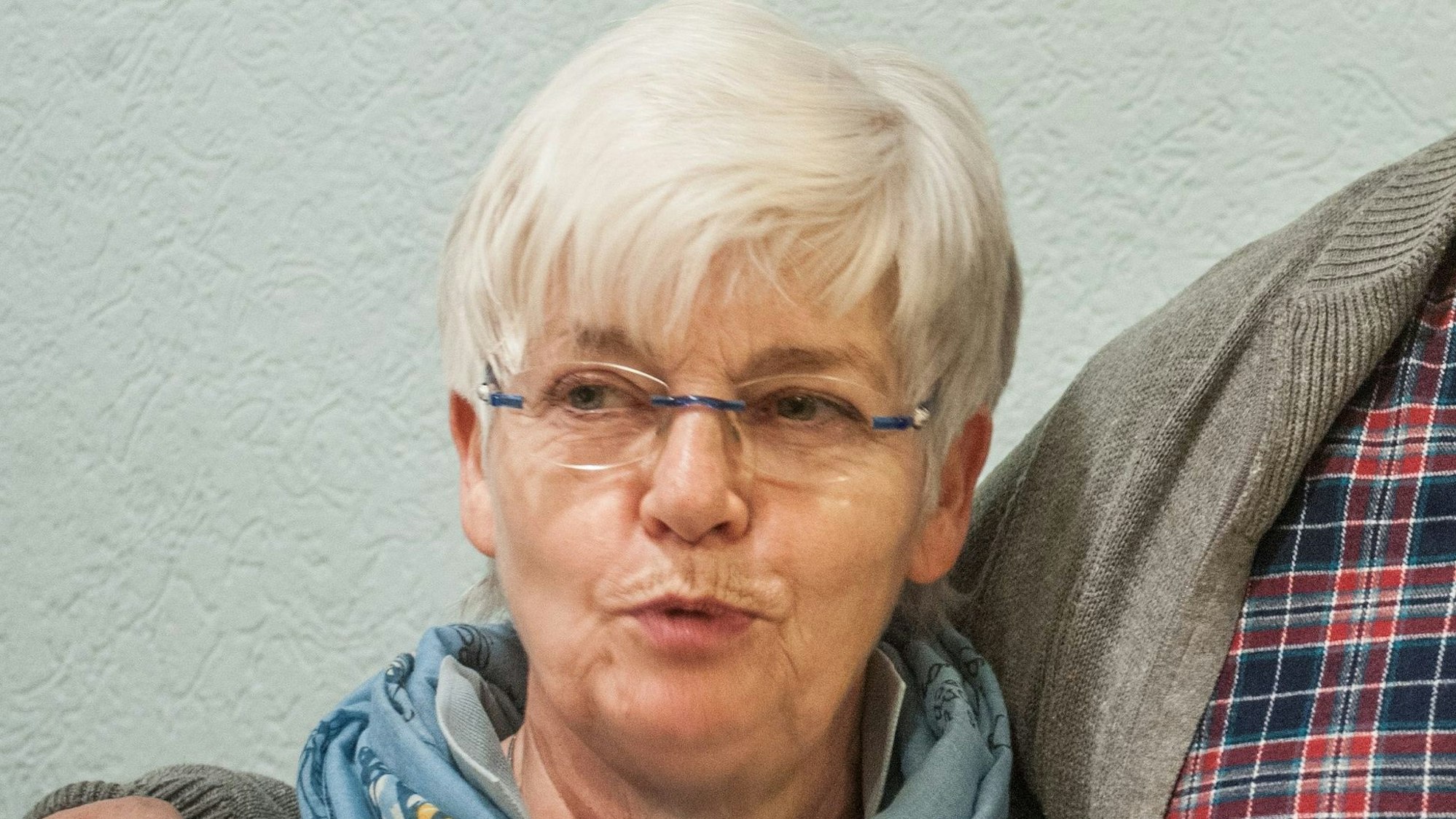 Mundart wird mit dem Mund geformt, wie man sehen kann: Kaltenherberger Heimatfreunde, hier Waltraud Küpper