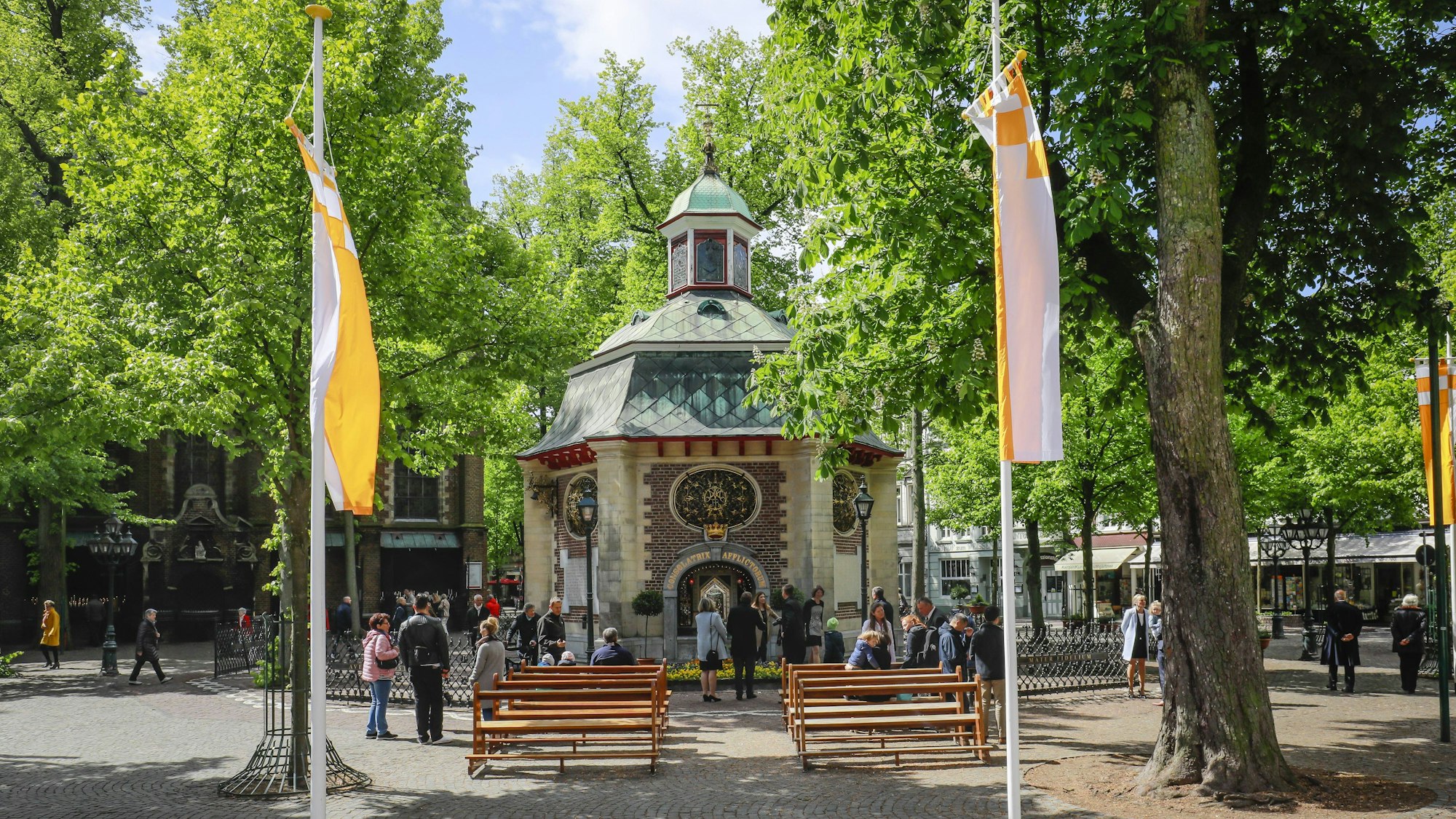 Kapellenplatz mit Gnadenkapelle in Kevelaer