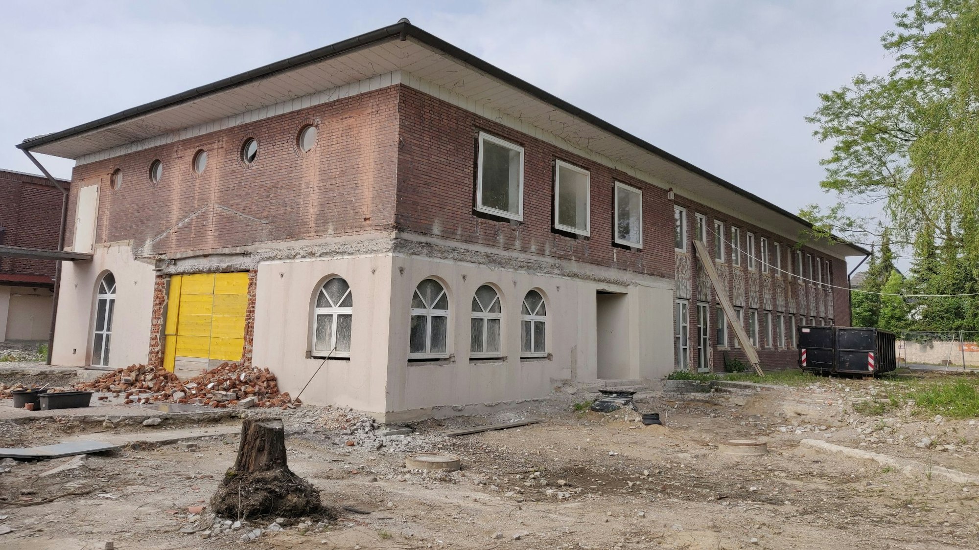 Baustelle der Kita an der Opladener Straße