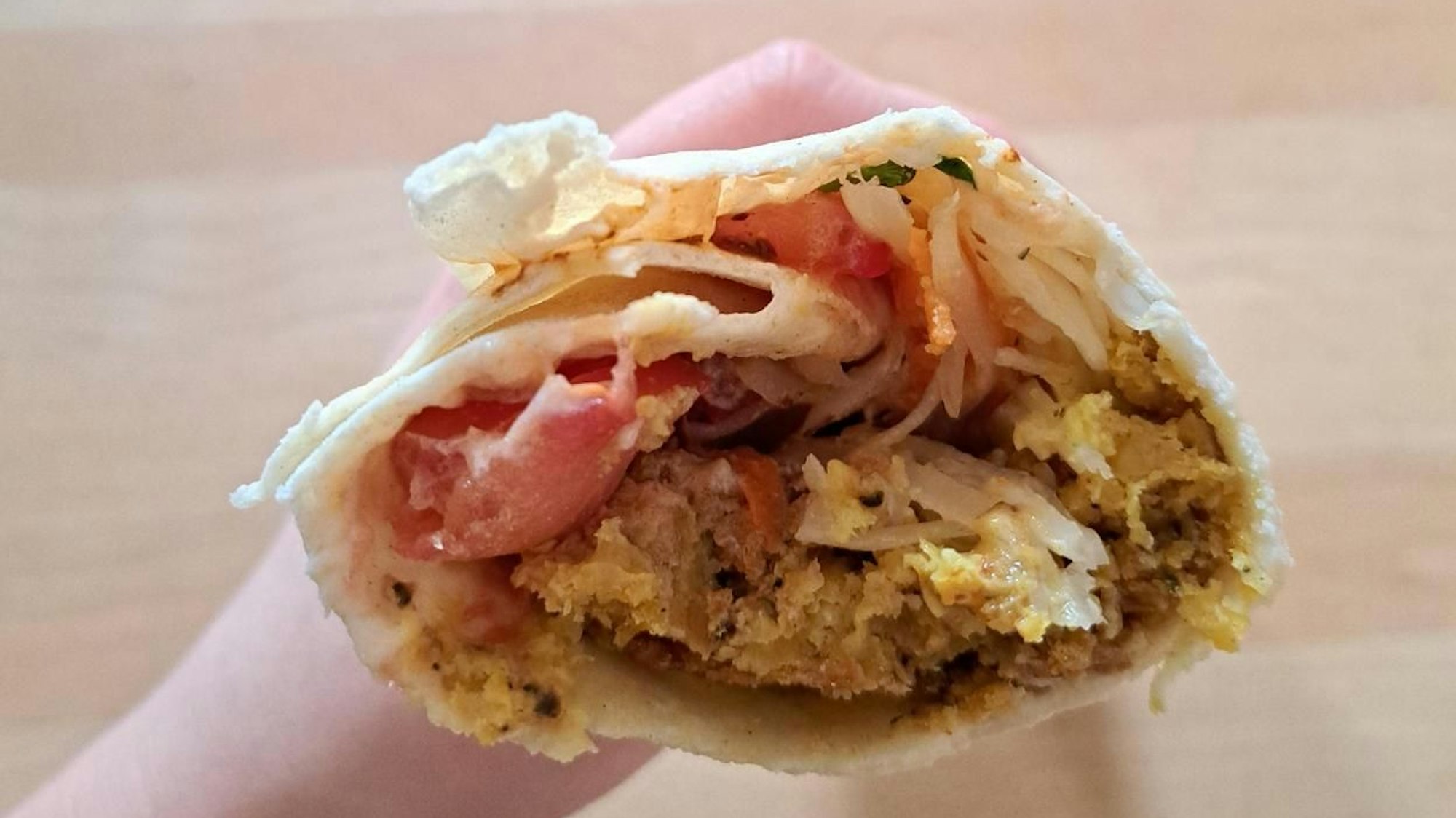 Der Falafel-Dürüm vom Evim-Restaurant