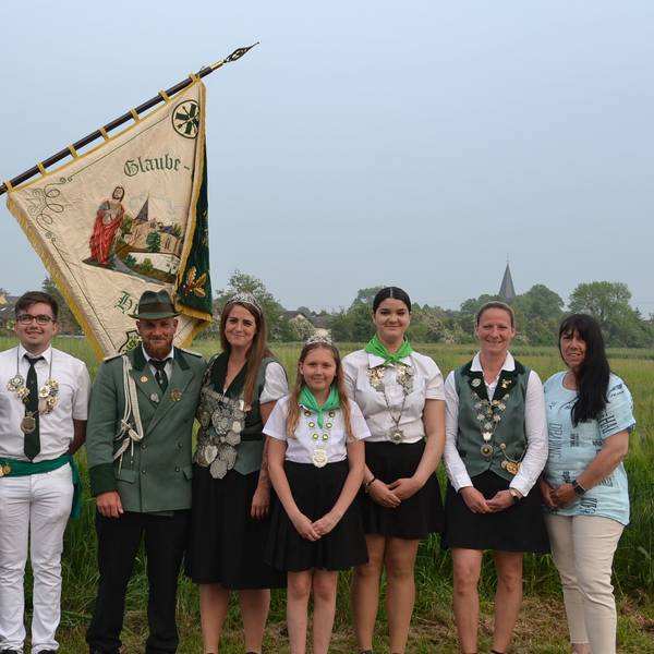 Die neuen Majestäten der Schützenbruderschaft Mülheim-Wichterich.
