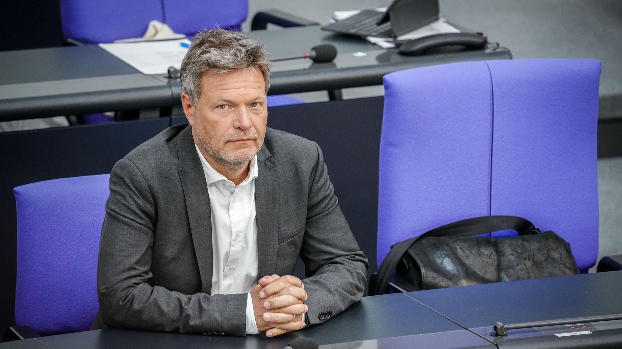 Robert Habeck im Bundesag.