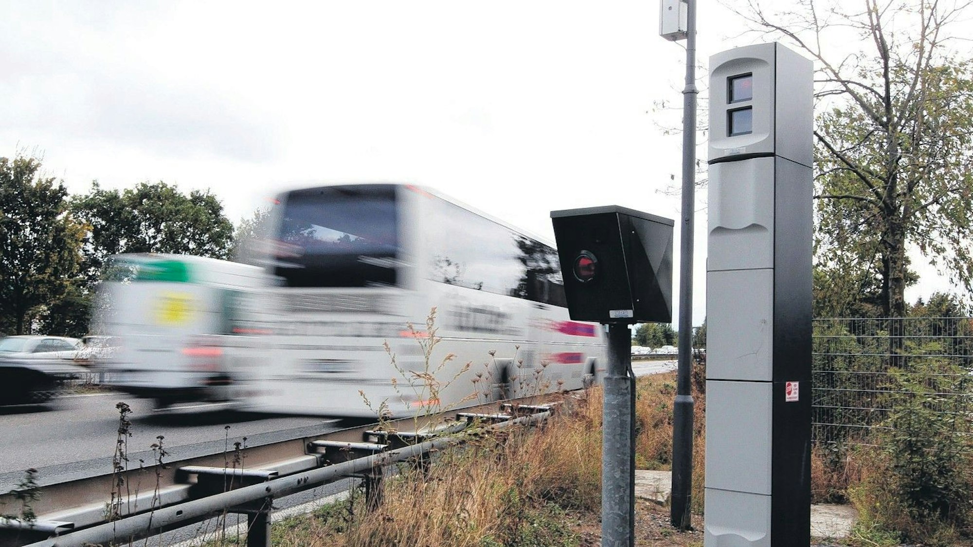 Blitzanlage auf der A59