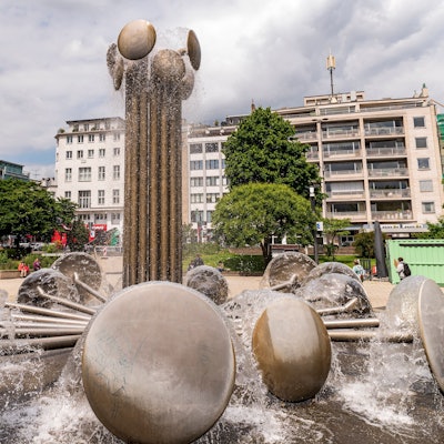 Springbrunnen am Ebertplatz