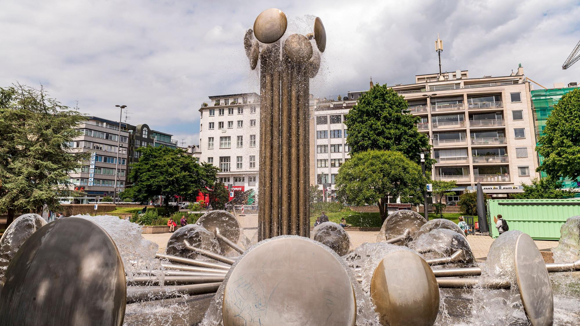 Springbrunnen am Ebertplatz