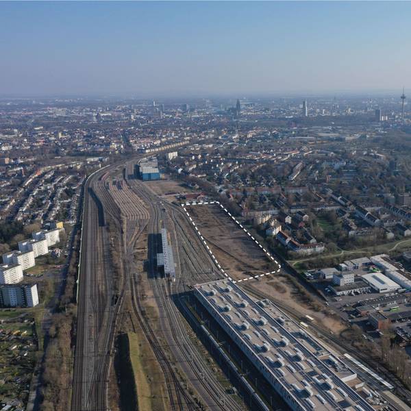 Luftbild aus Köln-Bilderstöckchen.