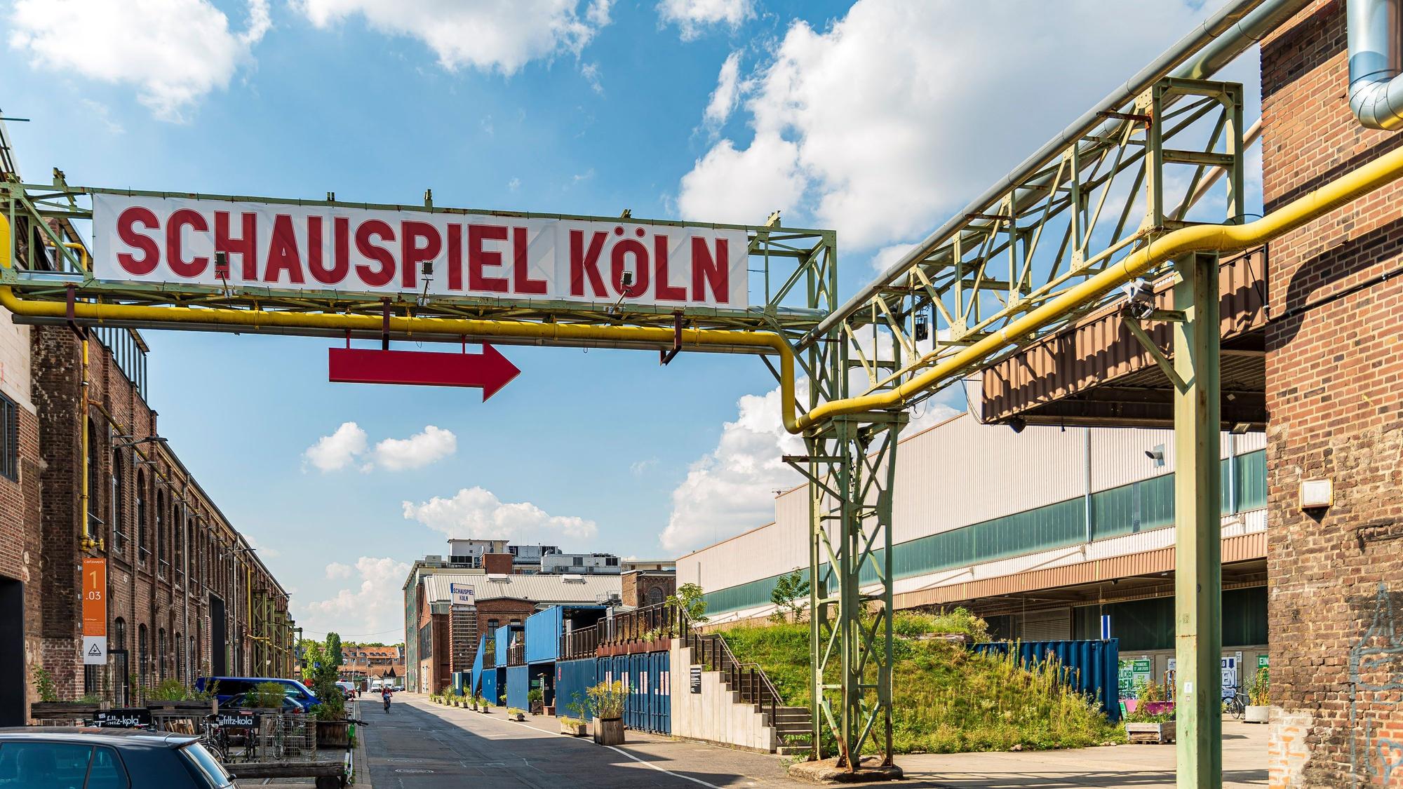 Das Schauspiel Köln im Depot in Mülheim, der Interimspielstätte während der Sanierung des Offenbachplatzes.
