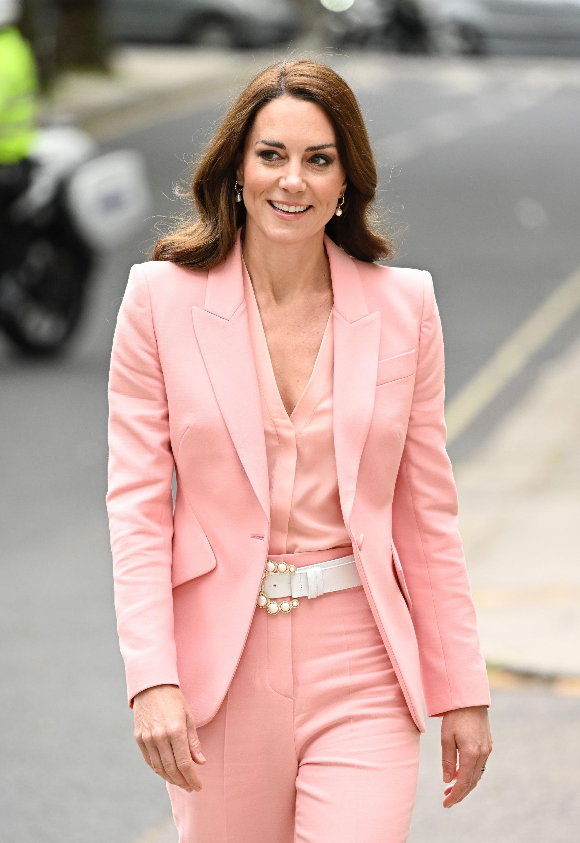 Kate, Prinzessin von Wales, Schirmherrin des Foundling Museum, trifft zu ihrem Besuch im Museum ein.