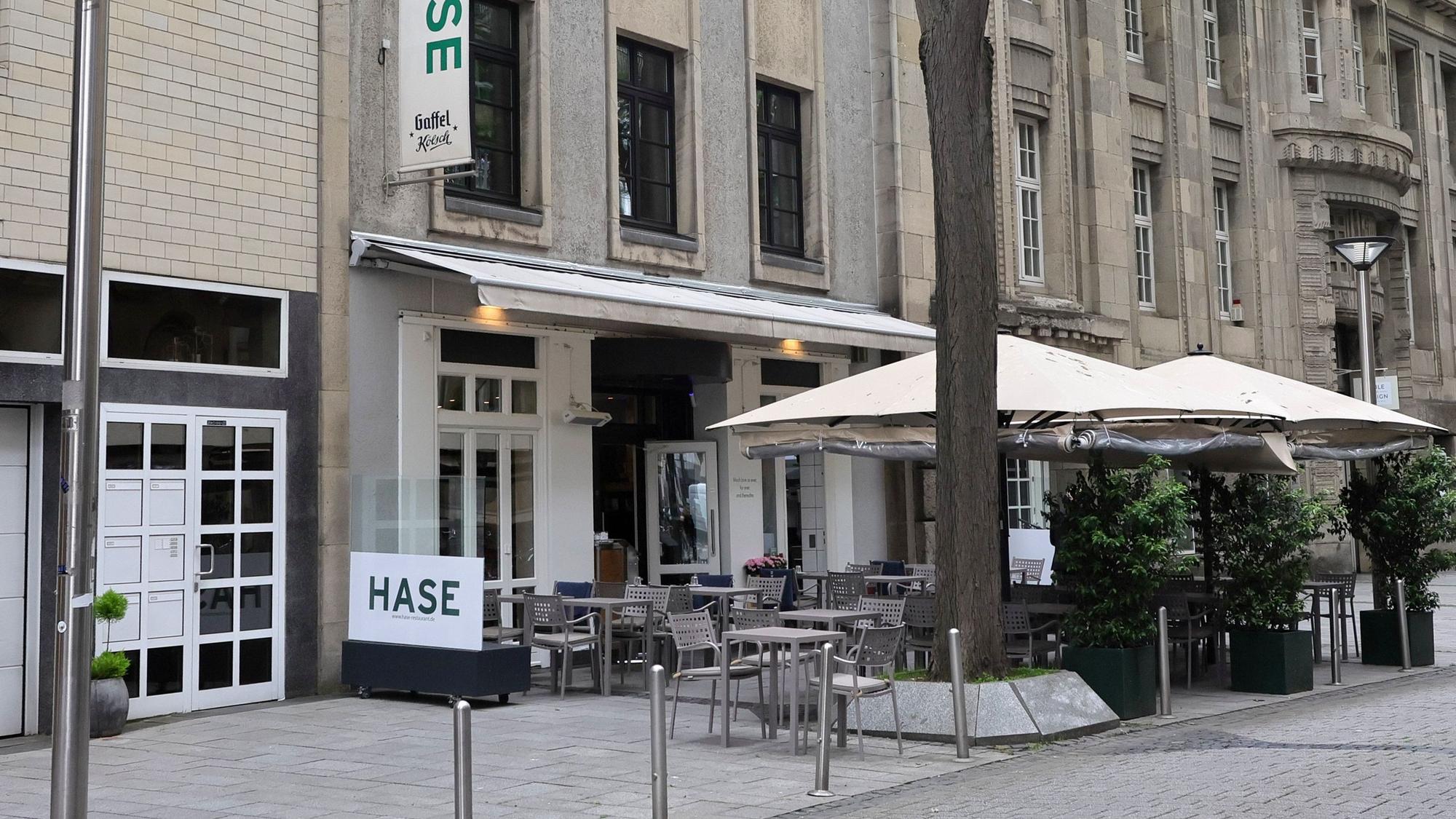 Restaurant Hase von außen.