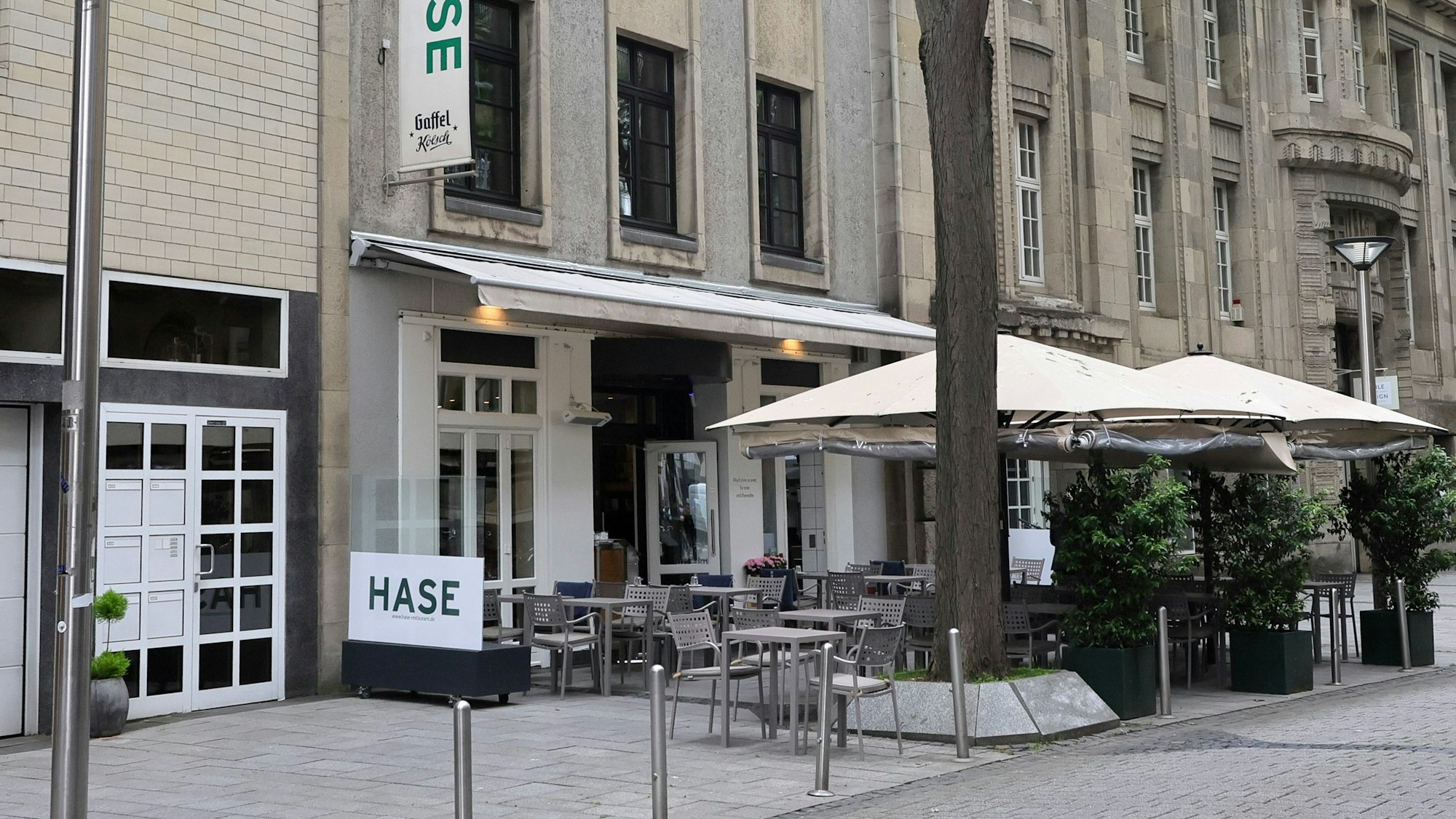 Restaurant Hase von außen.