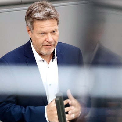 Robert Habeck (Bündnis 90/Die Grünen), Bundesminister für Wirtschaft und Klimaschutz (Archivbild)