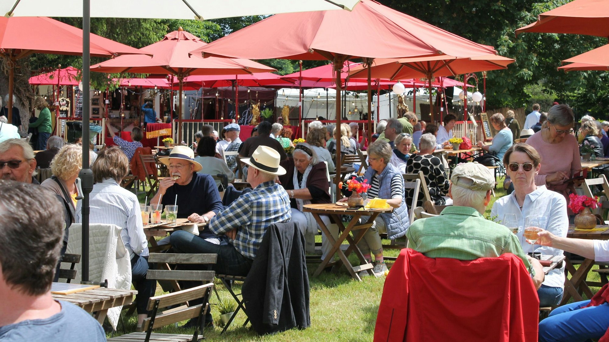 Die Landpartie auf Schloss Morsbroich.
