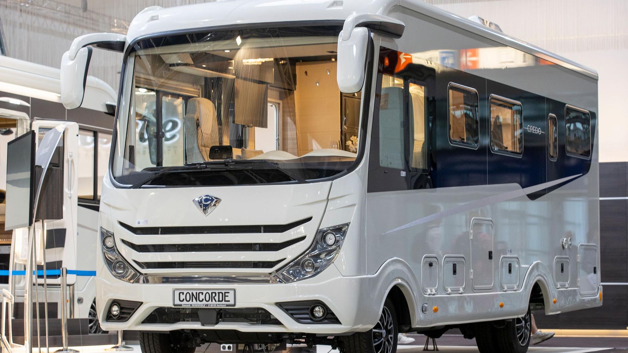 Gleich vier neue Grundrisse seines neuen Credos zeigt Concorde erstmals auf dem CARAVAN SALON 2022.