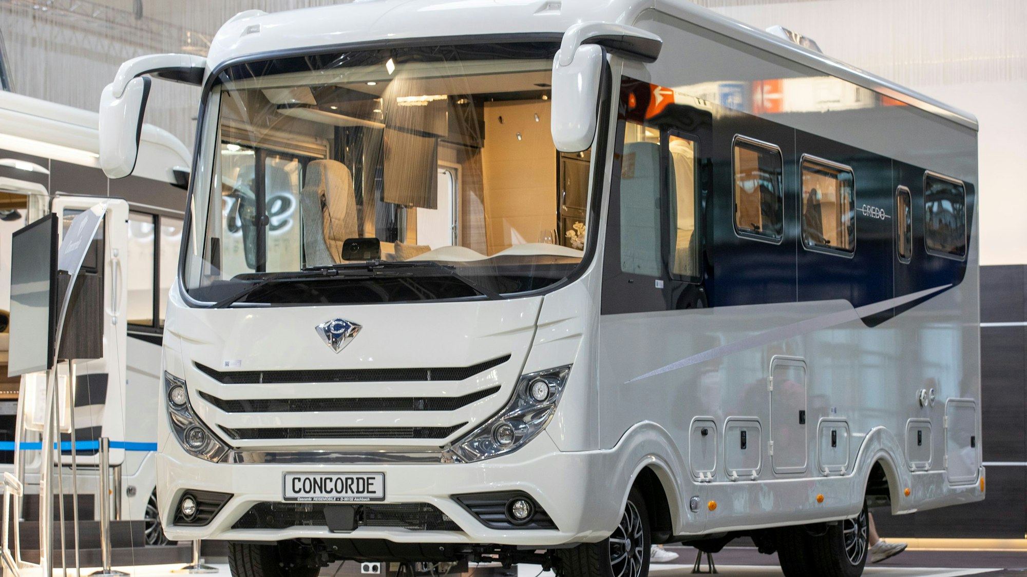 Gleich vier neue Grundrisse seines neuen Credos zeigt Concorde erstmals auf dem CARAVAN SALON 2022.