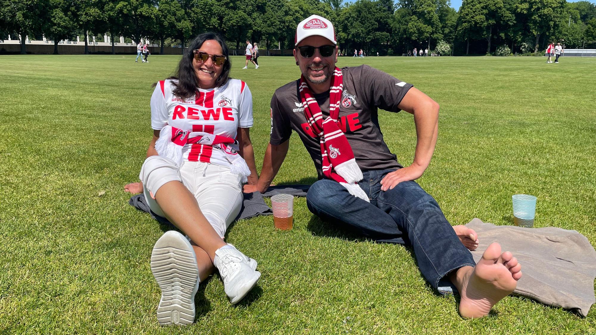 Dirk und Silke aus Brandenburg sind überzeugte FC-Fans