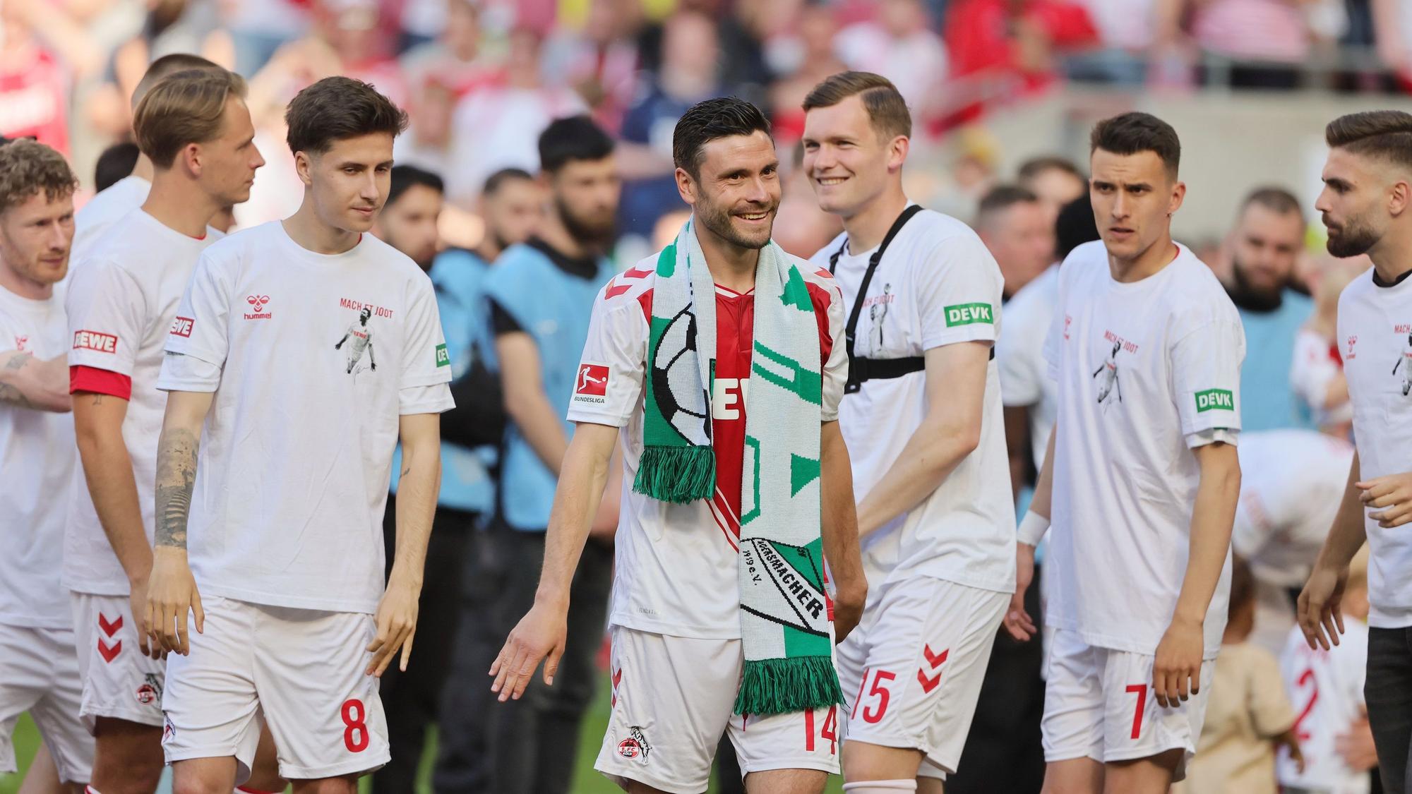 Bewegt im Kölner Stadion: Jonas Hector während der Abschiedszeremonie
