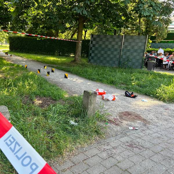 An einem Brauhaus in Mülheim fielen im Mai 2023 die tödlichen Schüsse.
