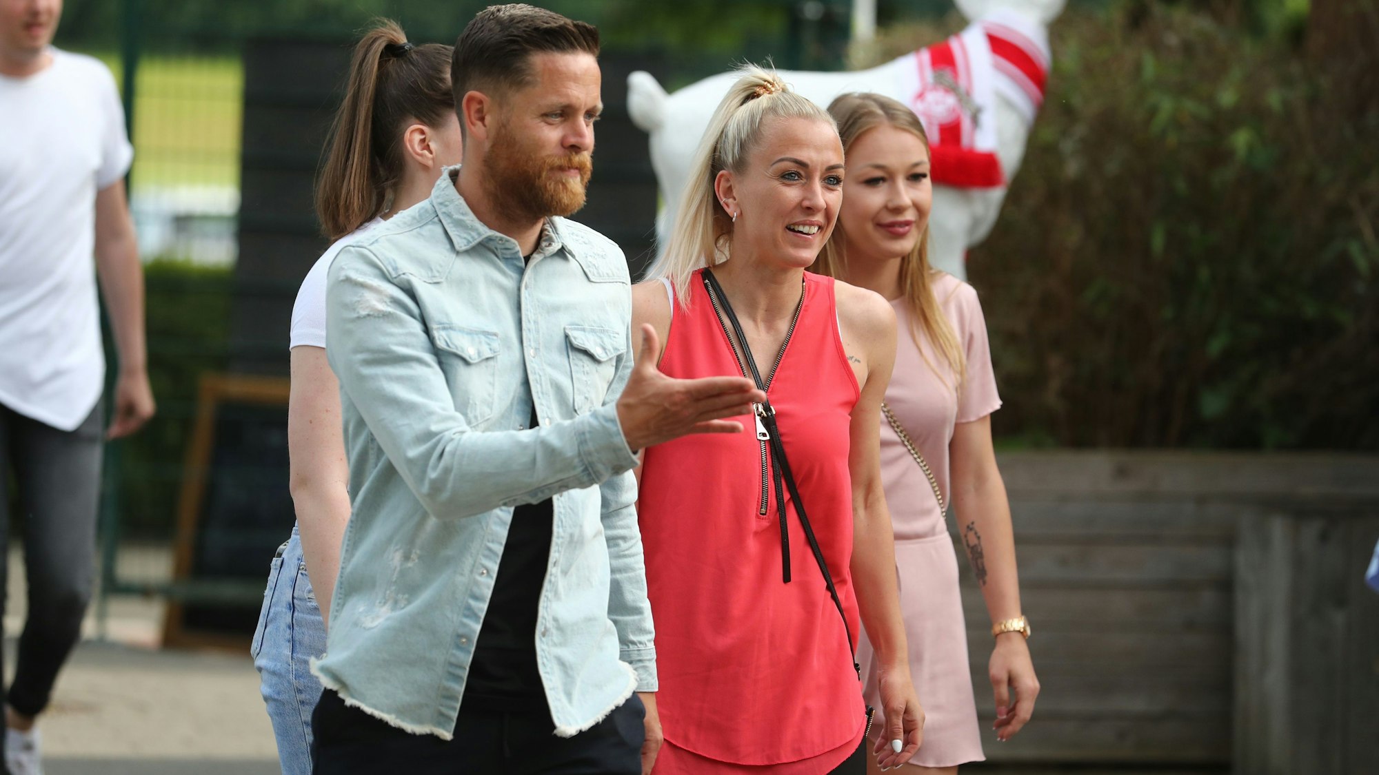 1. FC Köln, Saisonabschlussfeier, von links: Mike Wunderlich, Mandy Islacker (1. FC Köln). 28.05.2023, Bild: Herbert Bucco