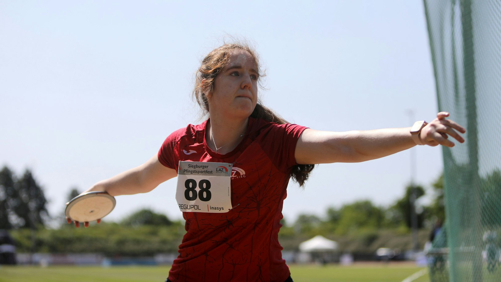 Kaila Borgards vom LAZ Rhein-Sieg