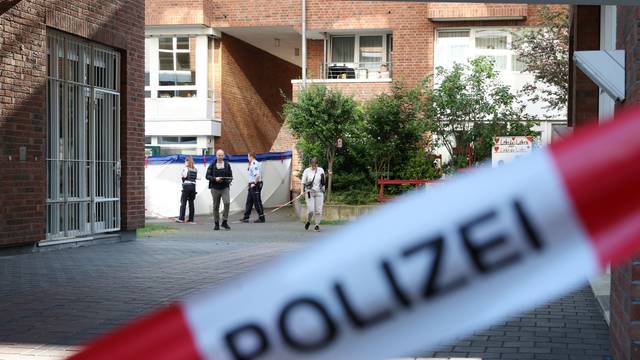 Mai 2023: In diesem Innenhof am Böcking-Park in Mülheim wurden der Rocker Eren Y. erschossen.