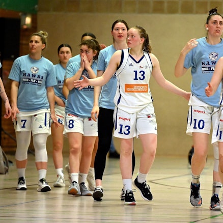 12.05.2023, Basketball-BBZ Opladen-Göttingen
mitte: Greta Kröger (Opladen)
Foto: Uli Herhaus
