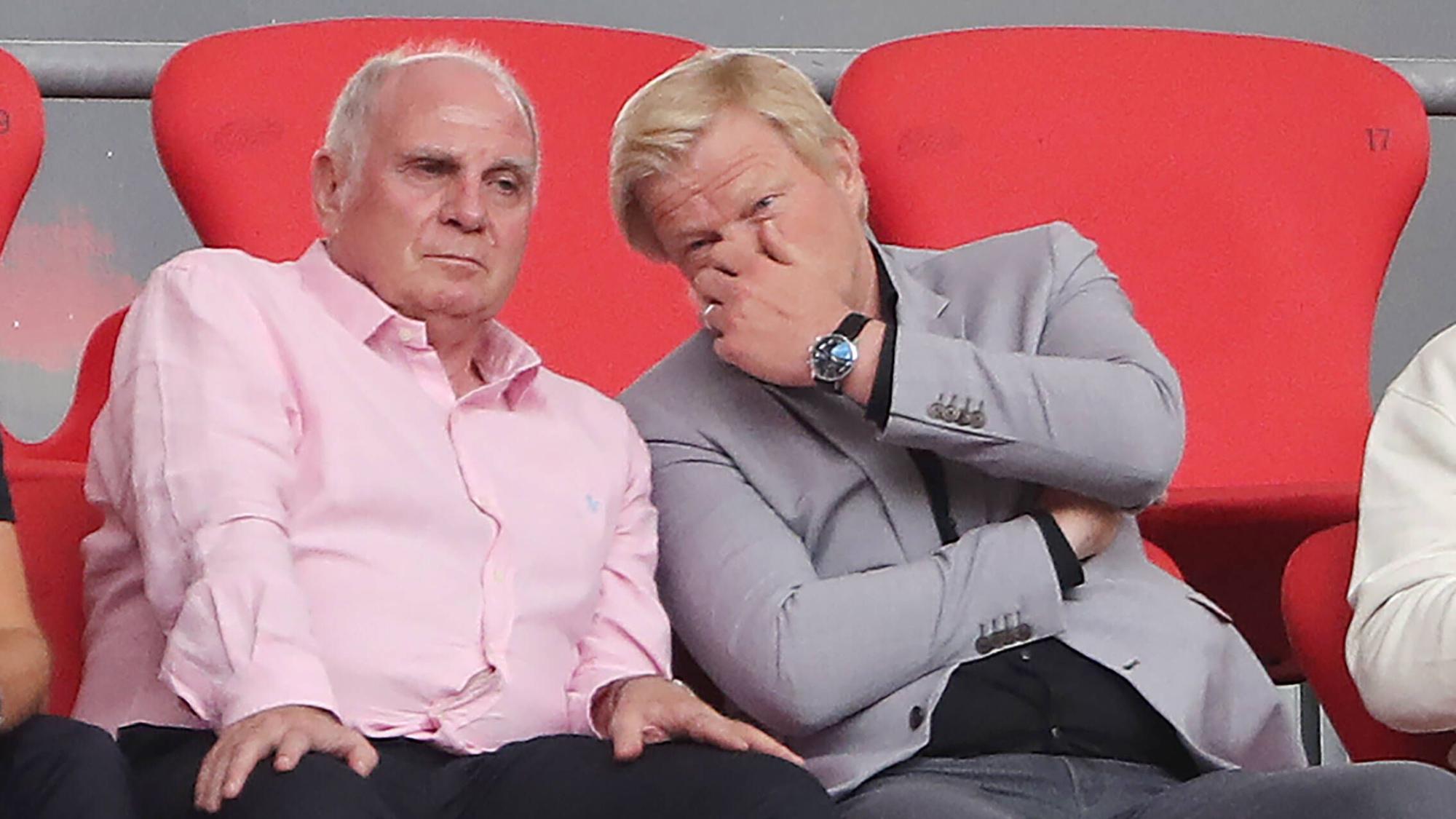 Eng beisammen in der Vergangenheit: Bayern-Ehrenpräsident Uli Hoeneß und Ex-CEO Oliver Kahn.