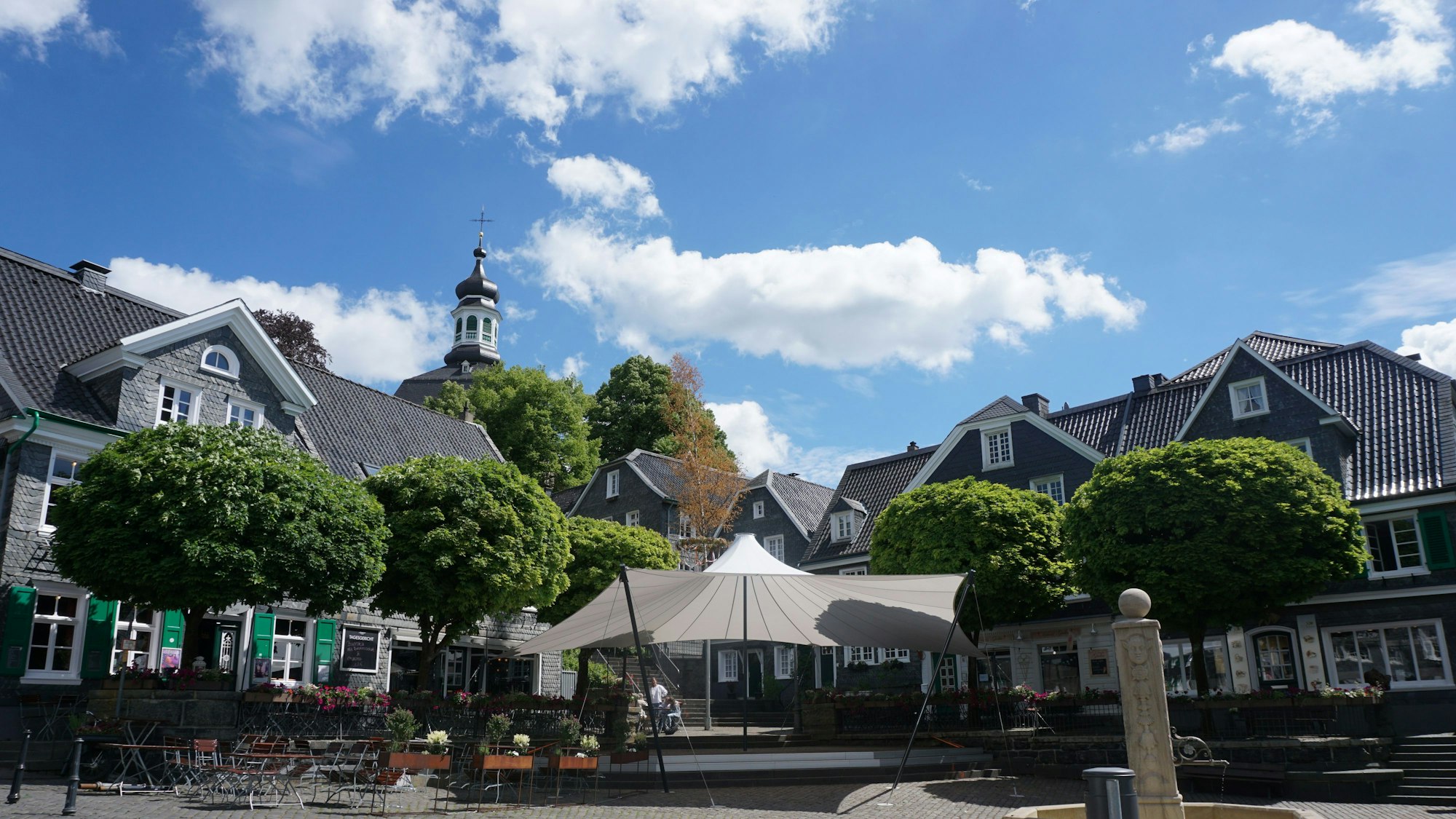 Das idyllische Fachwerkdorf Gräfrath