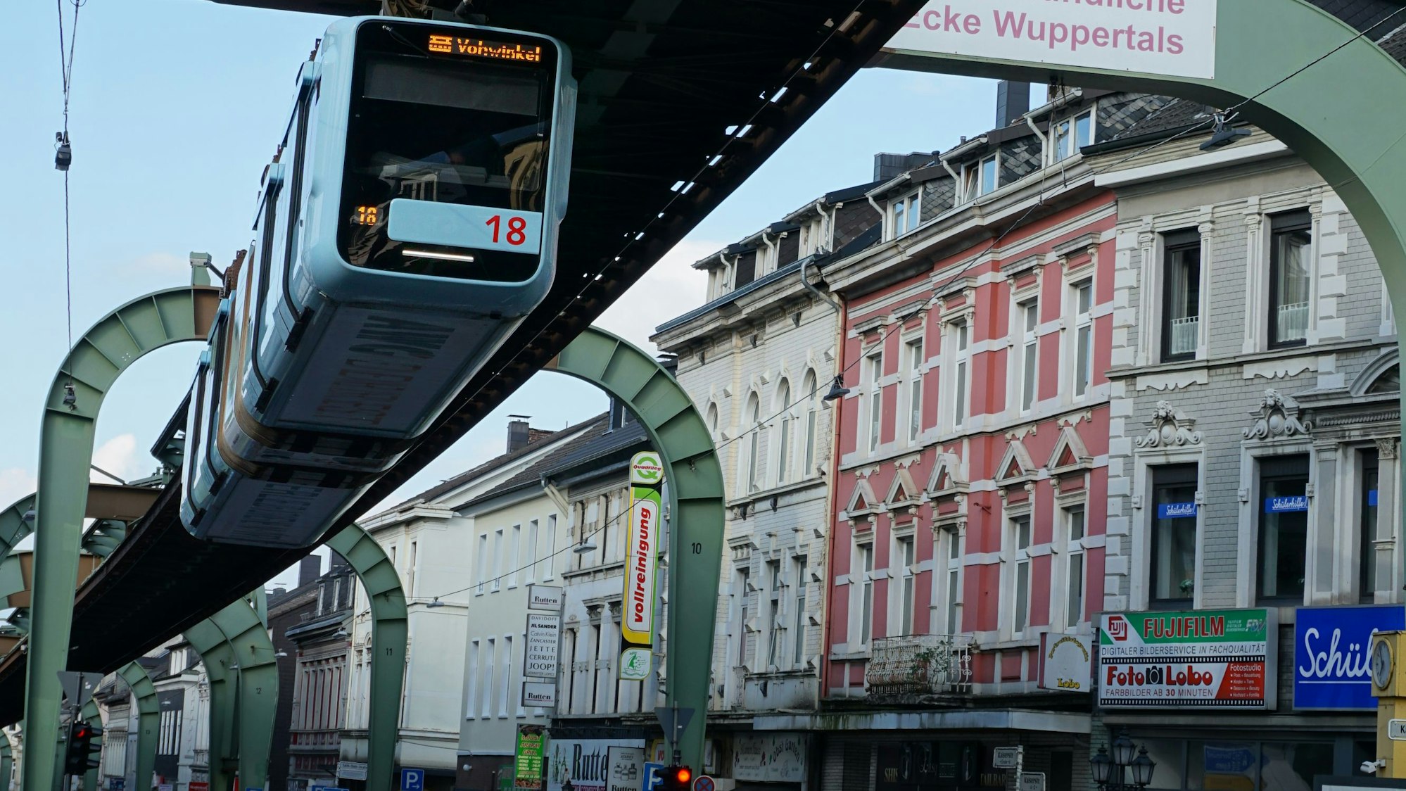 Schwebebahn in Wuppertal.