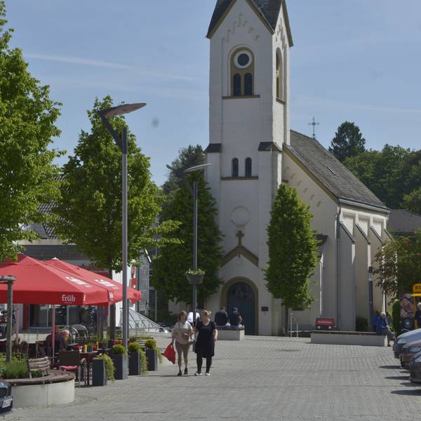 Die Evangelische Kirche am Markt in Wipperfürth.