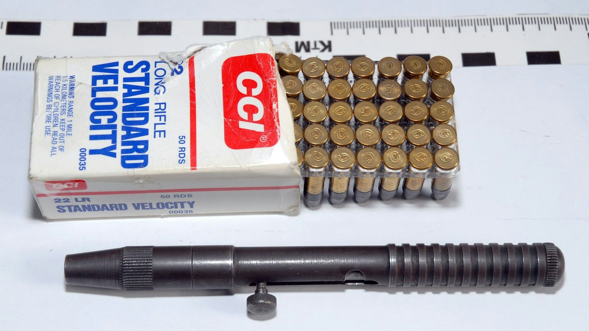 Ein solcher Schießkugelschreiber war im aktuellen Fall vor dem Landgericht Köln die Tatwaffe.