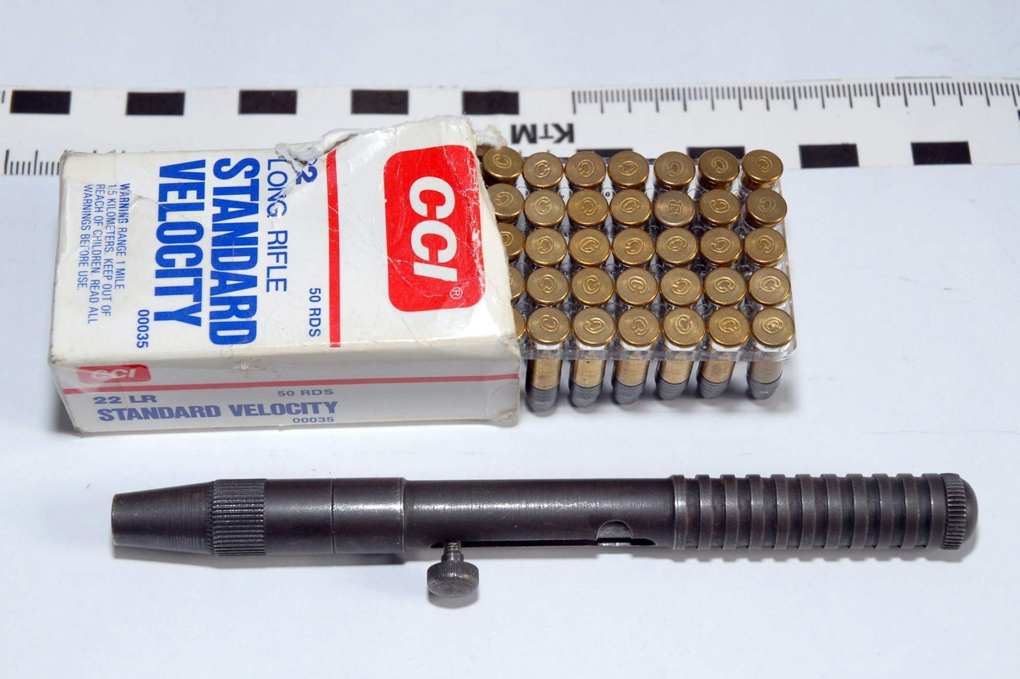 Ein solcher Schießkugelschreiber war im aktuellen Fall vor dem Landgericht Köln die Tatwaffe.