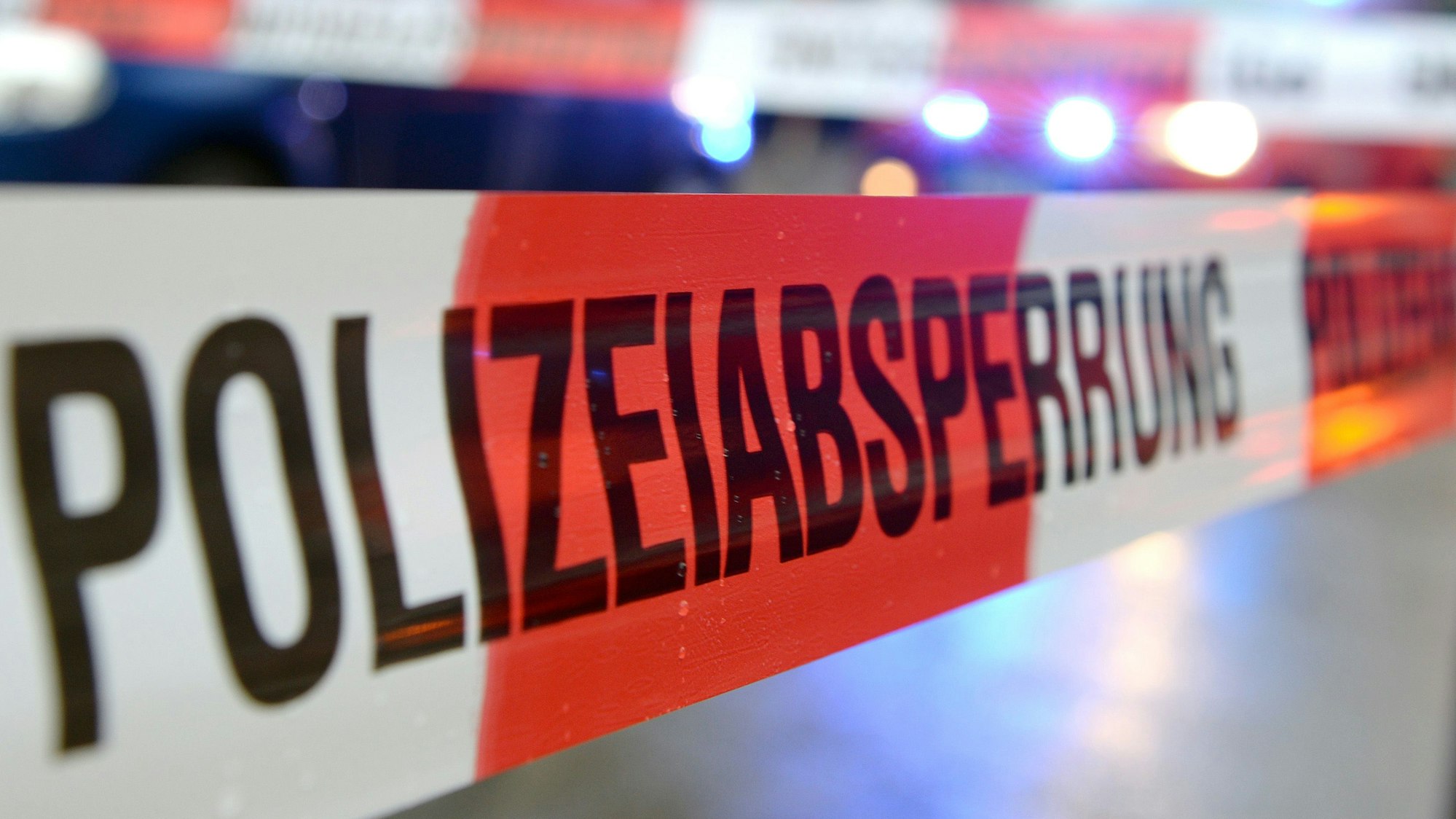 Polizeiabsperrung