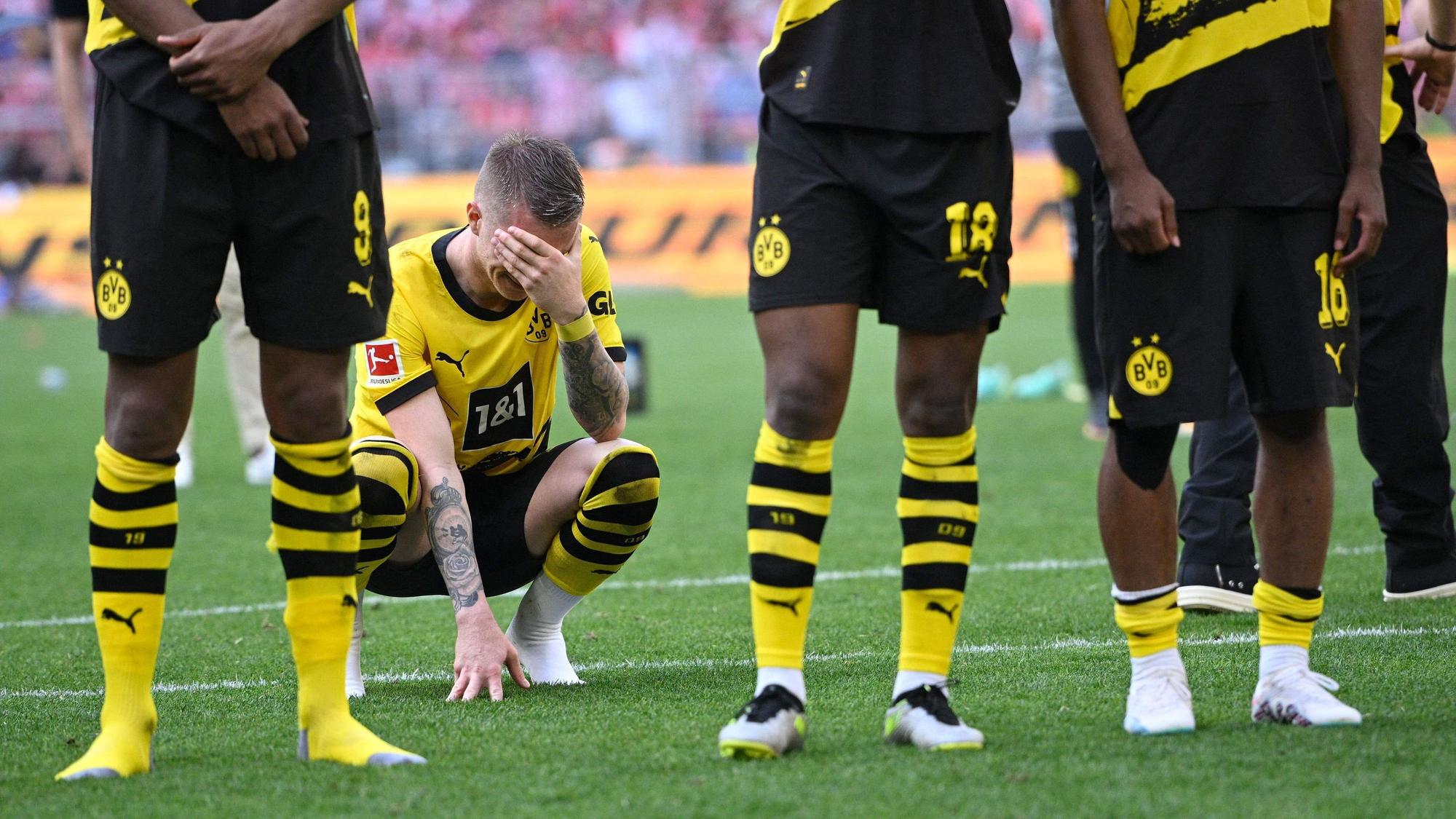 Marco Reus heult nach dem 2:2 gegen den FSV Mainz 05.