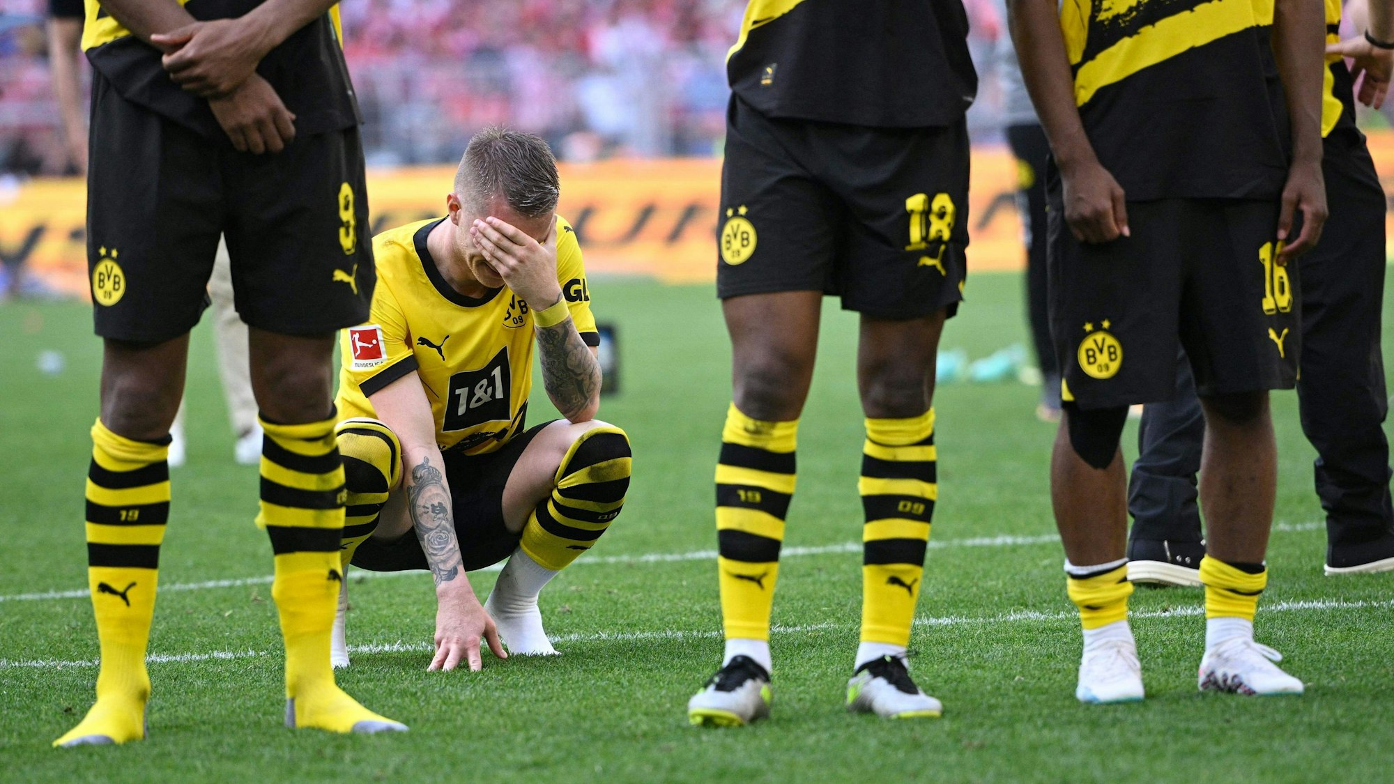 Marco Reus heult nach dem 2:2 gegen den FSV Mainz 05.