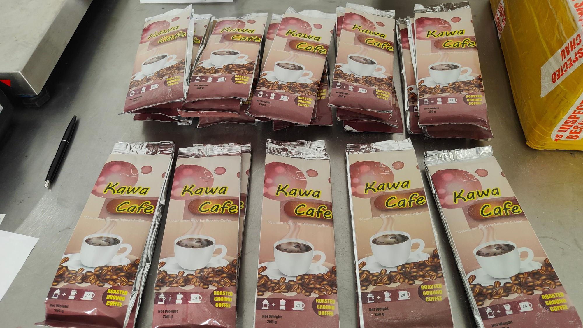 Kaffeeverpackungen als Drogenversteck