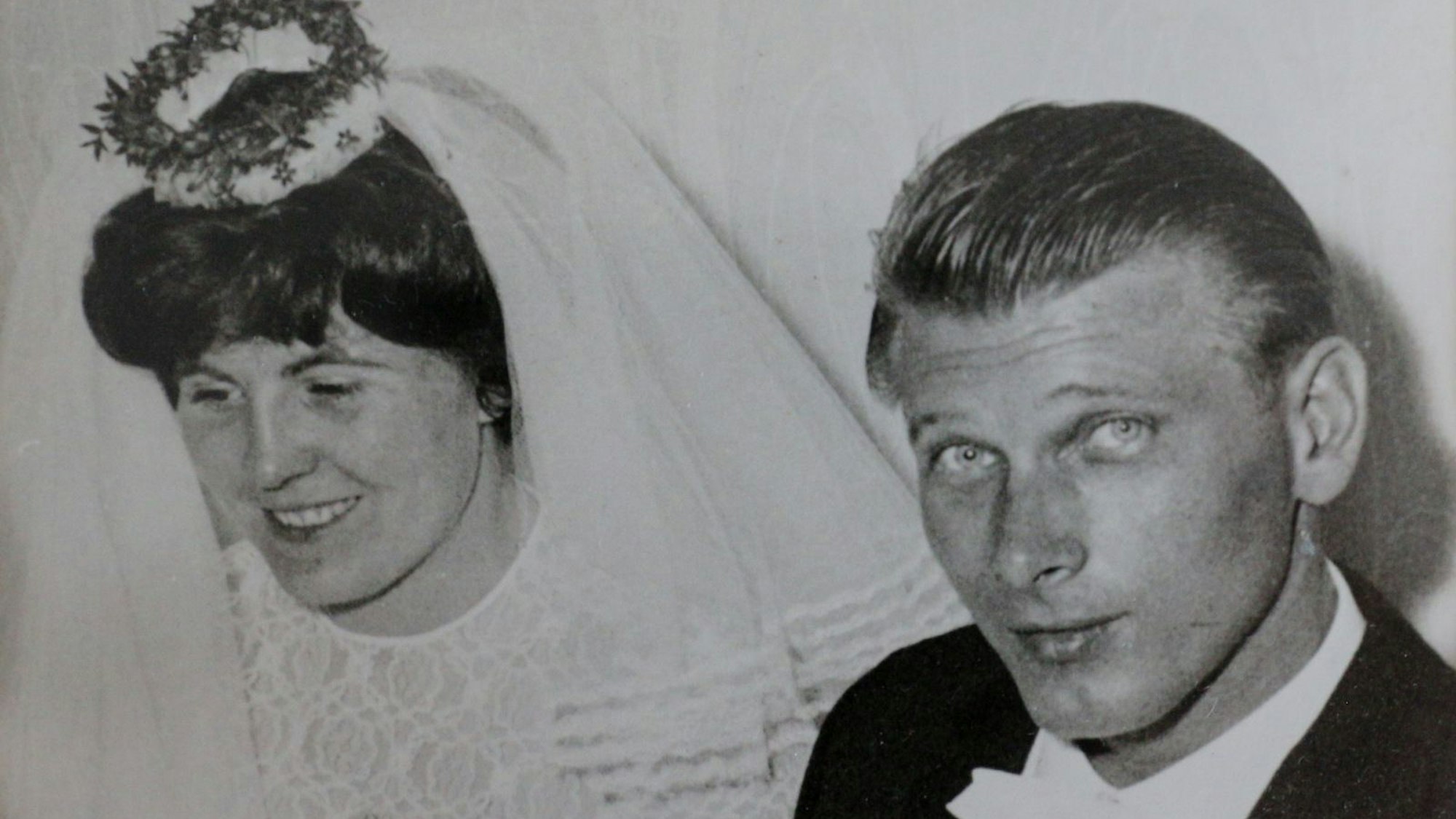 Hochzeitsfoto des Ehepaares