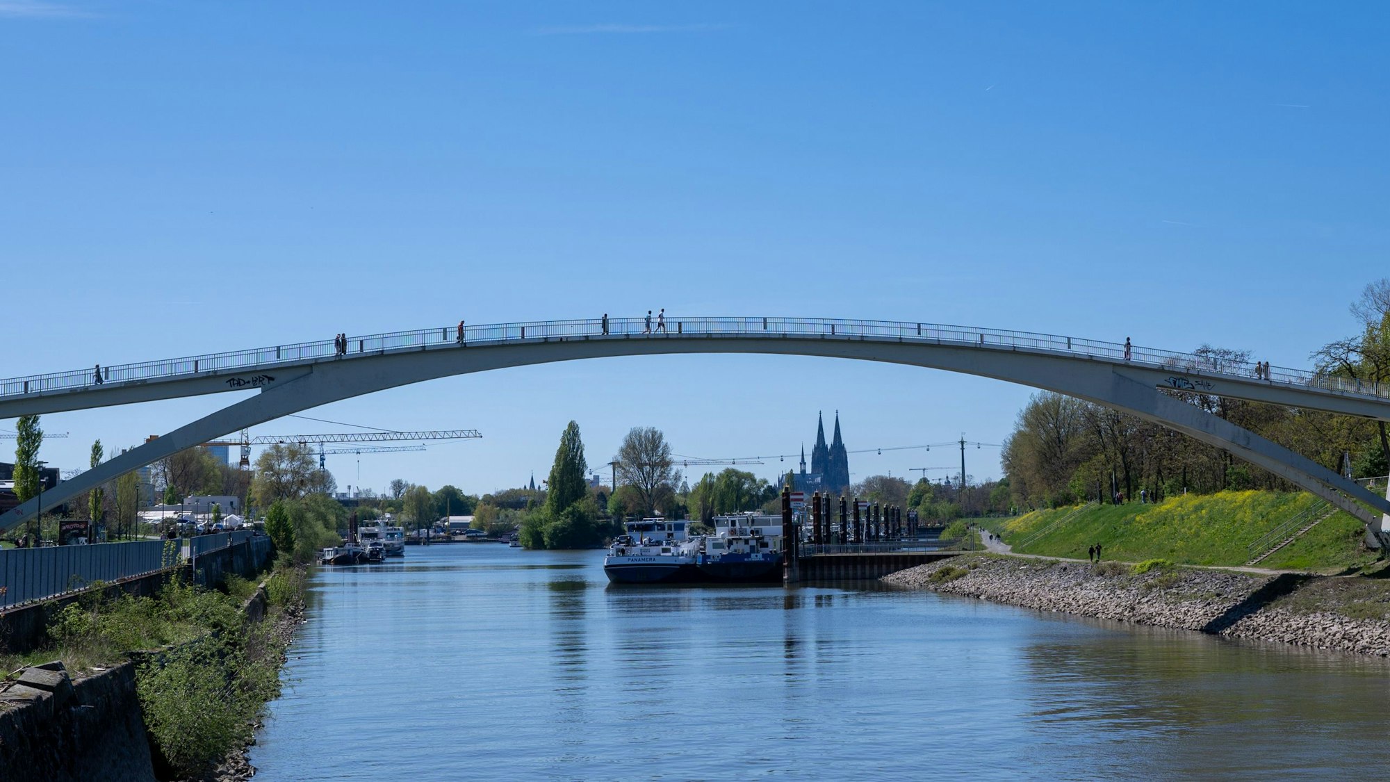 Hafenbrücke in Mülheim