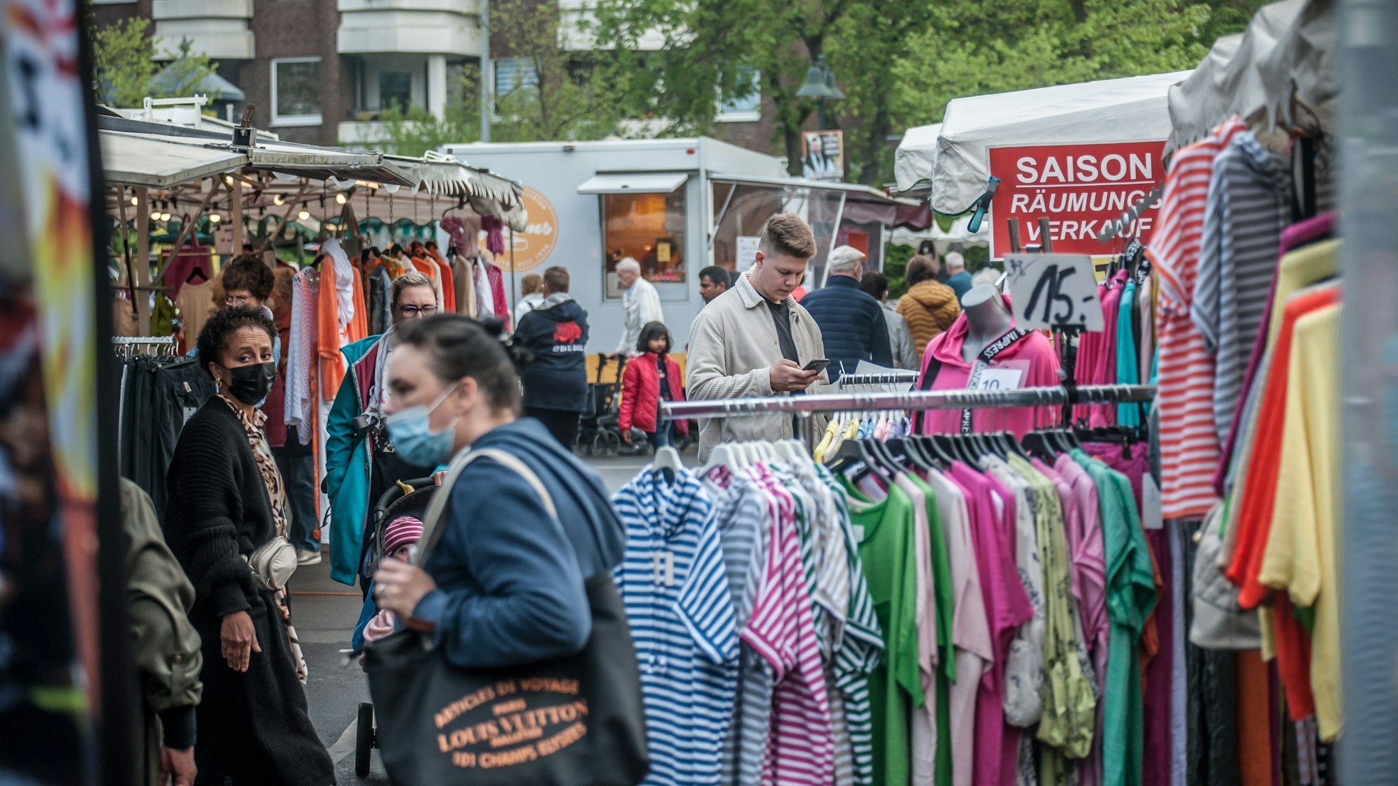 Opladen Wochenmarkt.