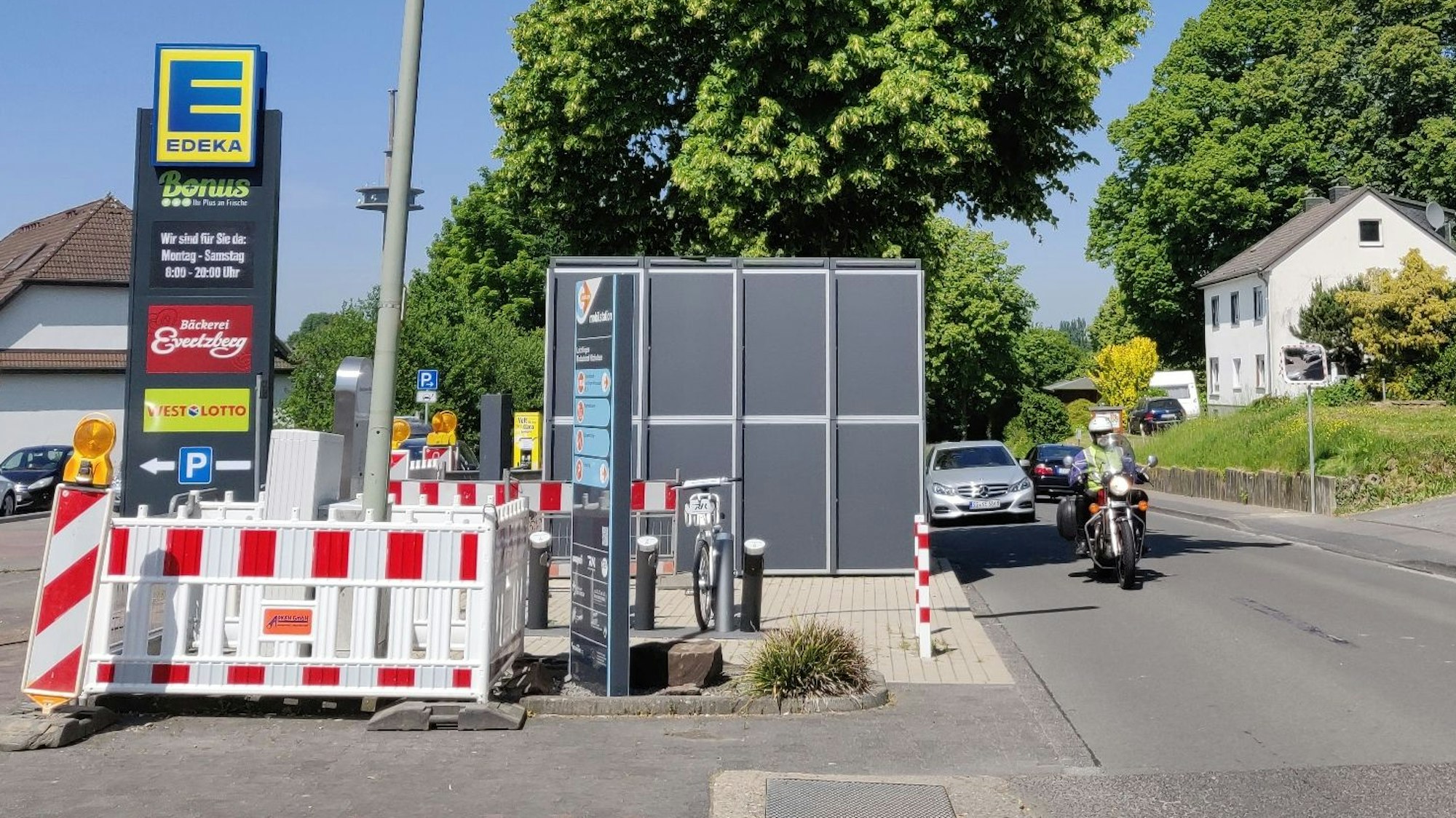 Mobilstation mit Radgarage in Witzhelden