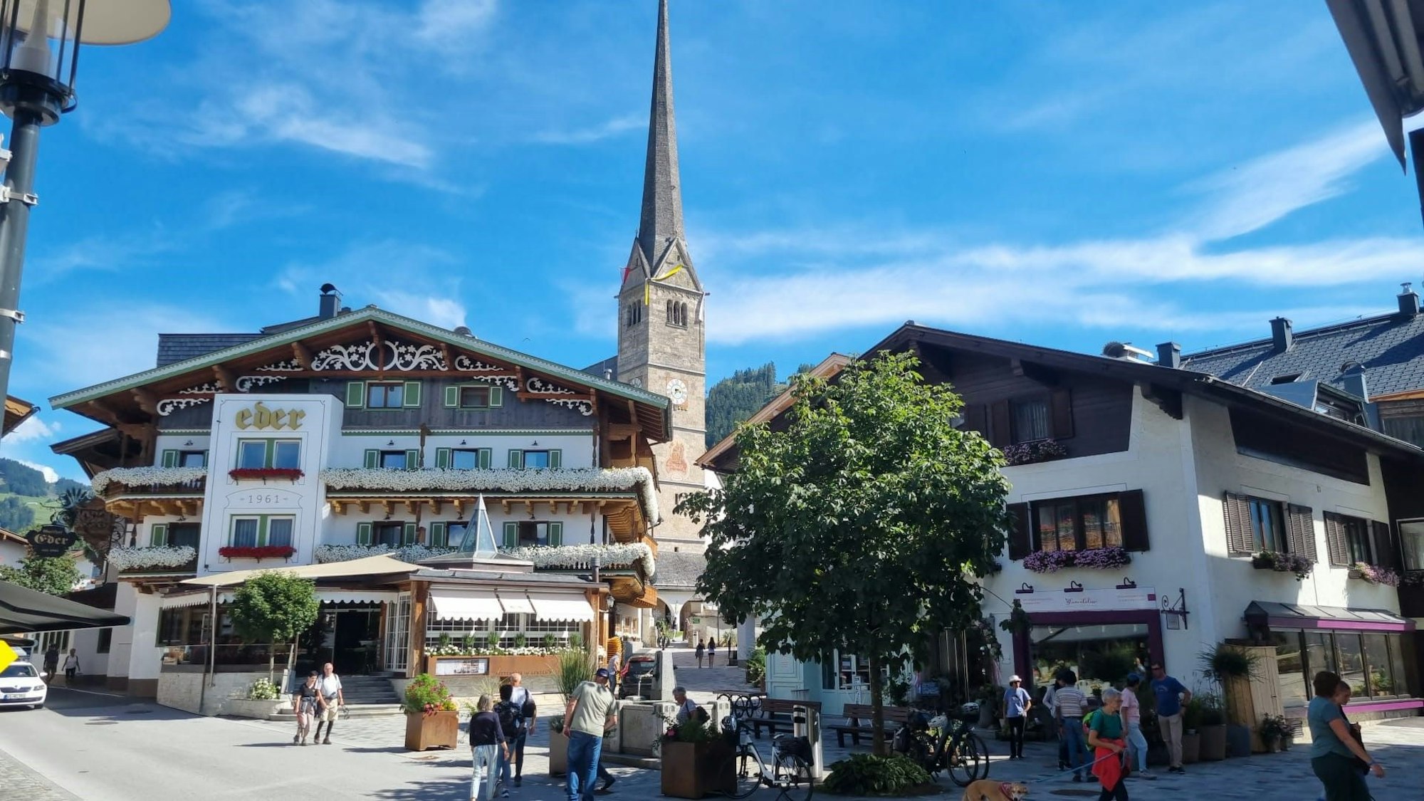 Im Hotel Eder mitten im Ortszentrum von Maria Alm wird der 1. FC Köln Quartier beziehen.