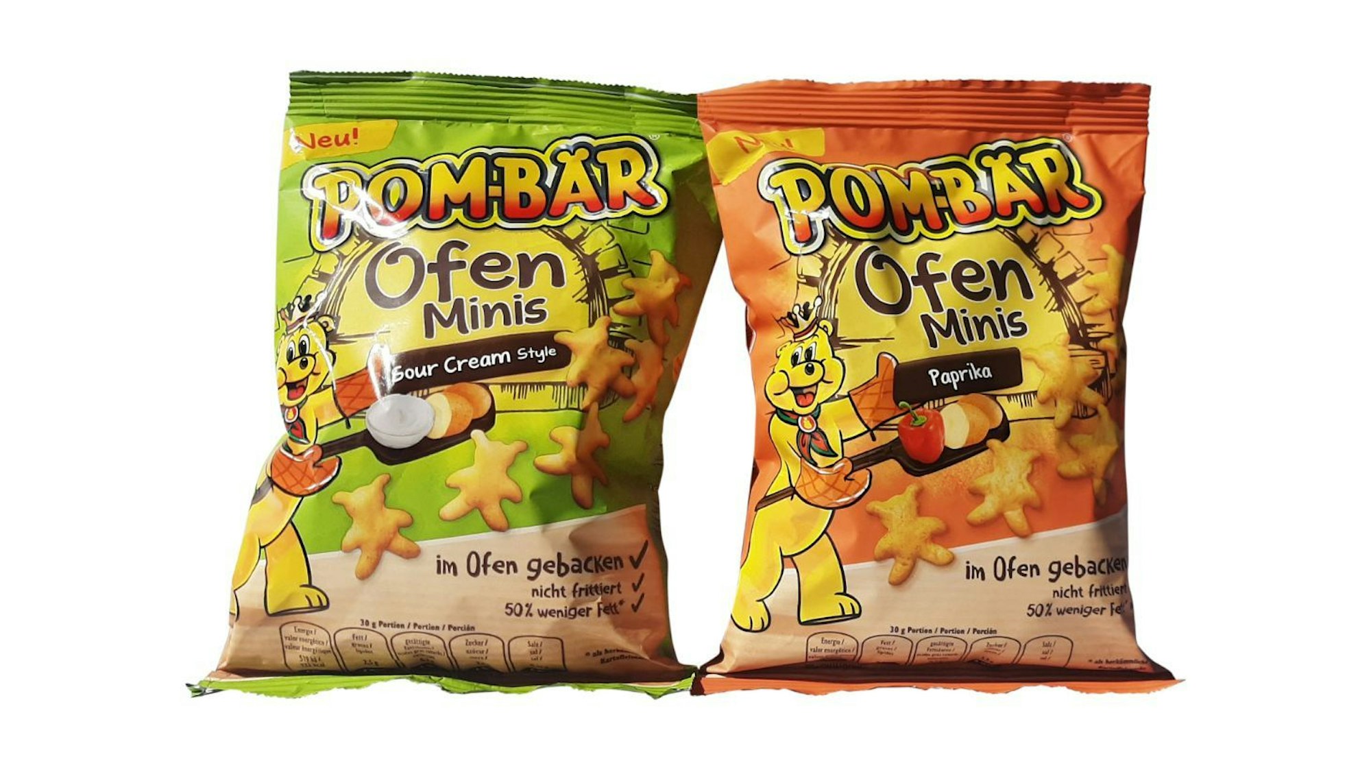 Nominiert für Negativ-Preis „Goldener Windbeutel“: Pom-Bär Ofen Minis