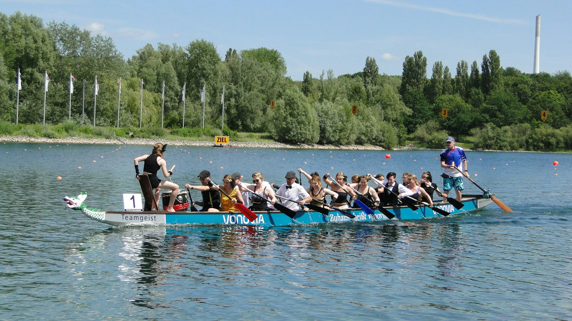 Viele Teams hatten sich fantasievoll kostümiert