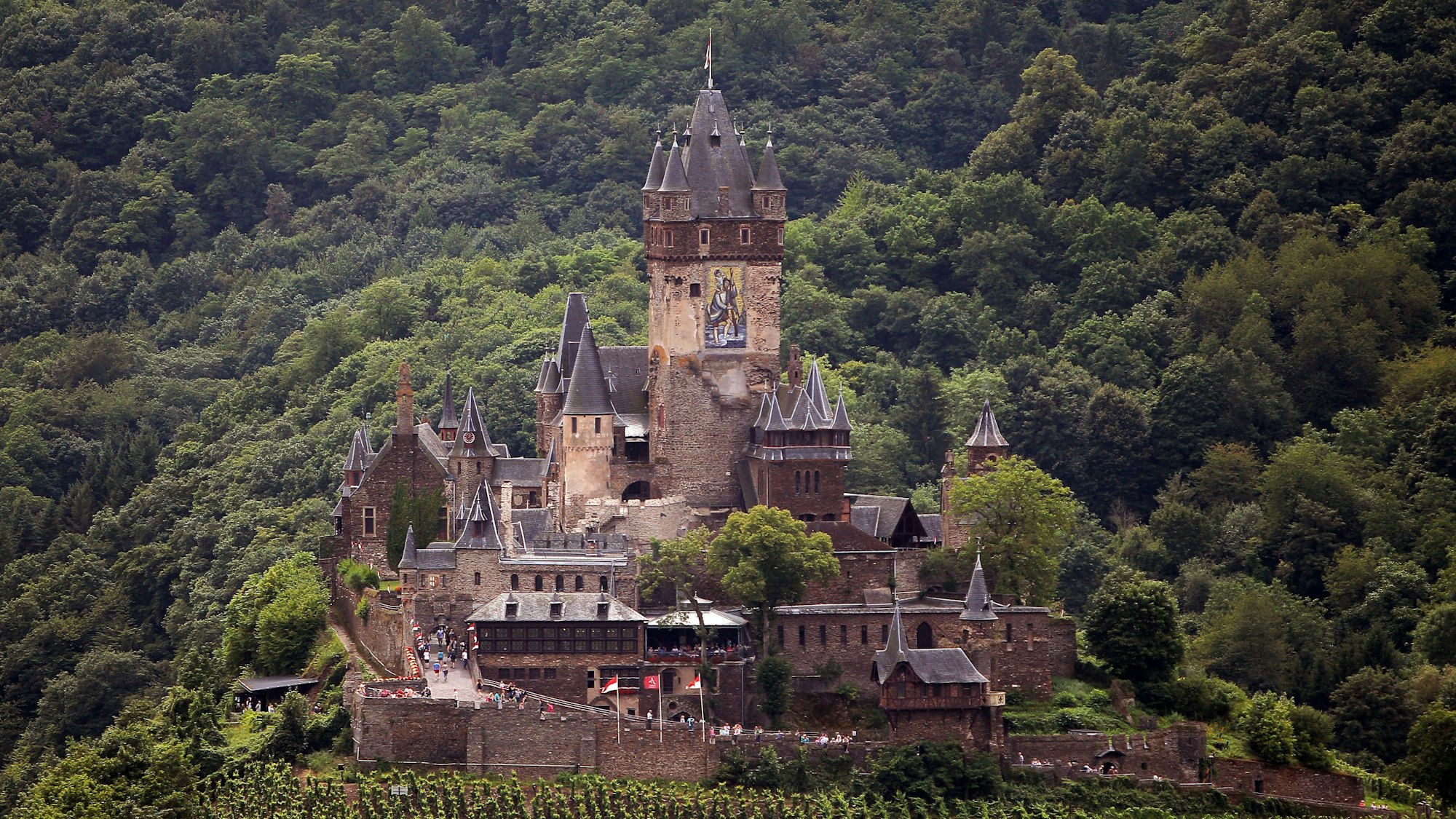 Blick auf die Reichsburg Cochem