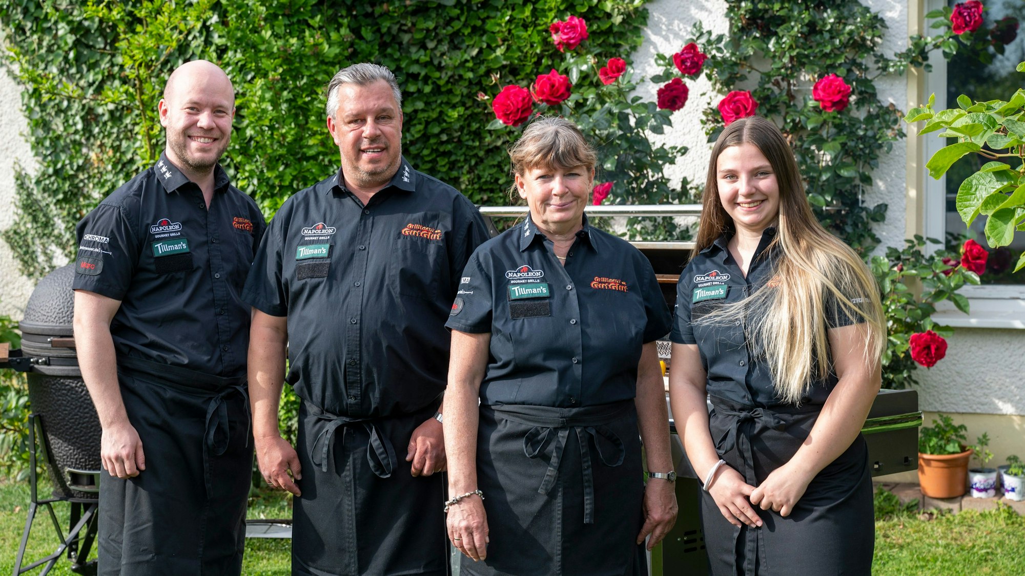 Rösrath: Michael Hoffmann ist mit seinem Grillteam "GutGlut e. V." fünffacher deutscher Meister im Grillen und derzeit Deutschlands amtierender Grillkönig. Foto: Uwe Weiser