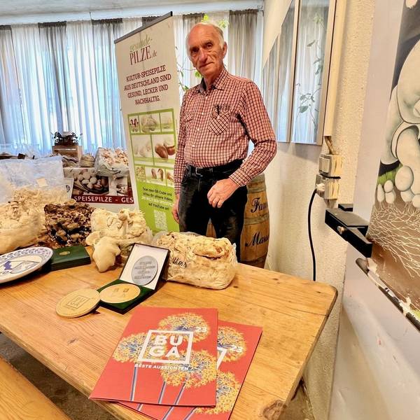 Peter Marseille, Deutscher Pilzbotschafter, Champignonzüchter aus Leichlingen