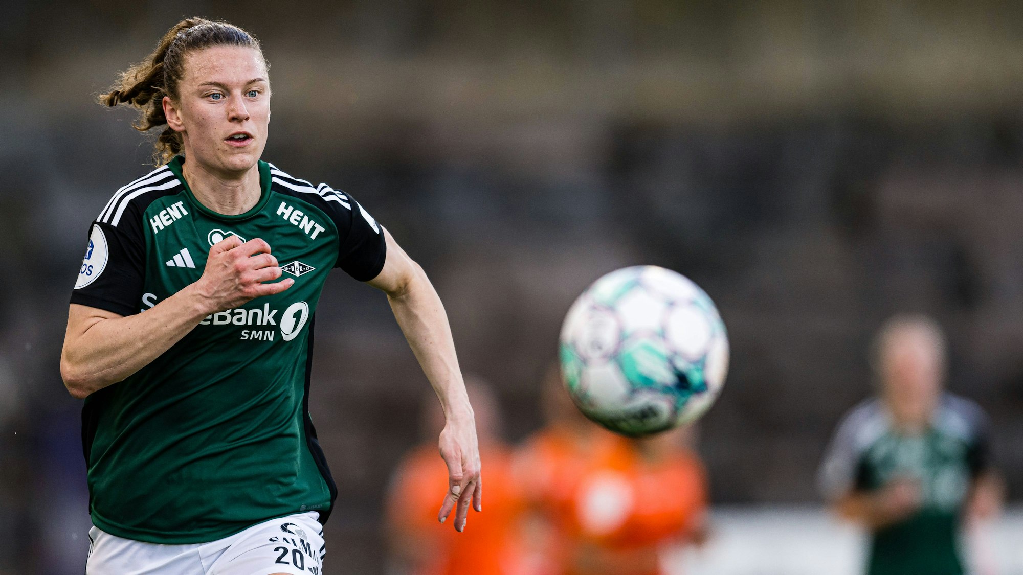 230419 Synne Skinnes Hansen of Rosenborg during the Toppserien football match between Asane and Rosenborg on April 19, 2023 in Bergen. Photo: Marius Simensen / BILDBYRAN / Cop 238 bbeng dam football fotball fotboll rosenborg tfk toppserien asane *** 230419 Synne Skinnes Hansen of Rosenborg during the Toppserien football match between Asane and Rosenborg on April 19, 2023 in Bergen Photo Marius Simensen BILDBYRAN Cop 238 bbeng dam football fotball fotboll fotboll rosenborg tfk toppserien asane PUBLICATIONxNOTxINxSWExNORxAUT Copyright: MARIUSxSIMENSEN BB230419BB442