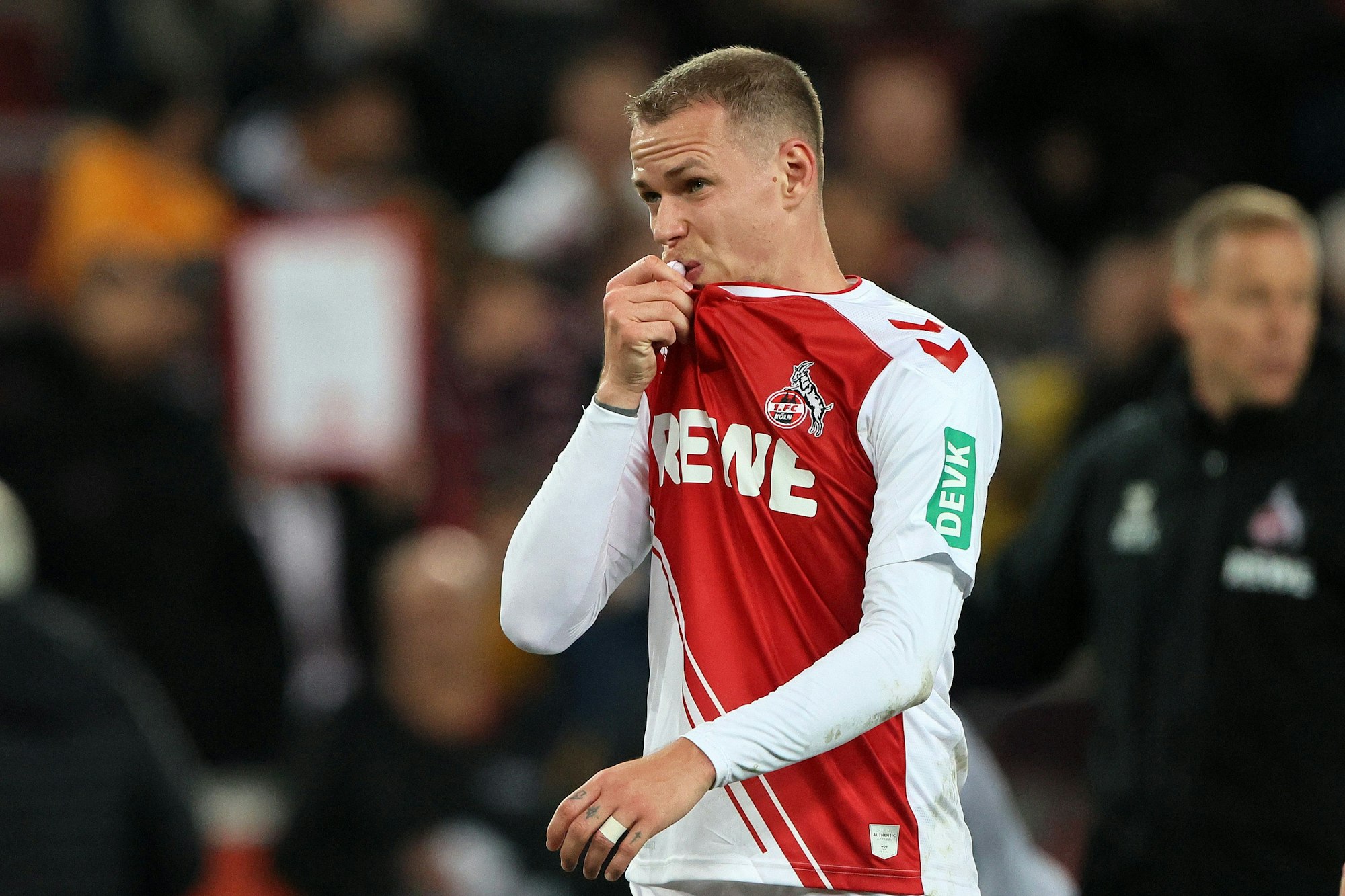 Ondrej Duda vom 1. FC Köln zeigt sich enttäuscht.