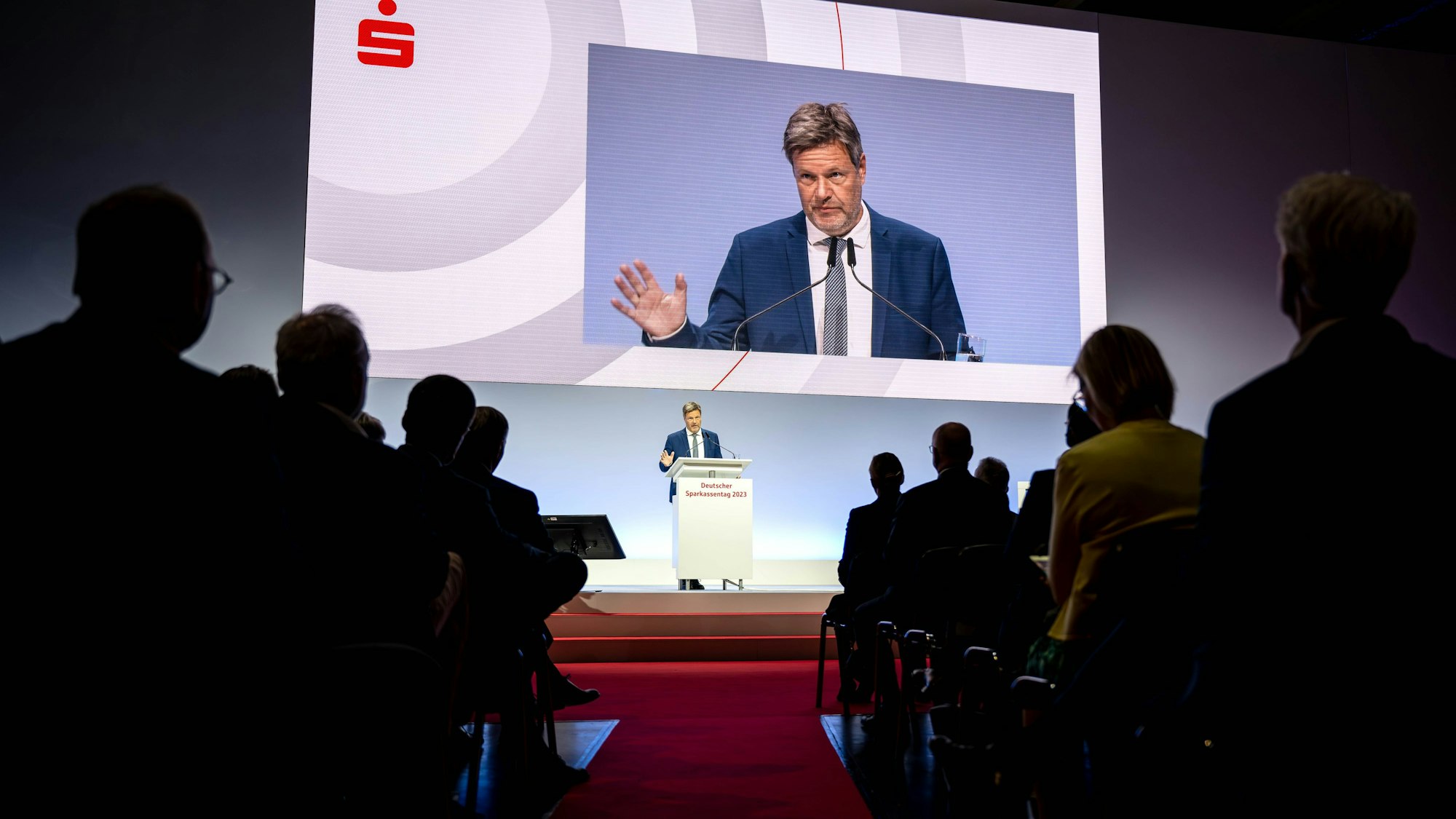 Robert Habeck beim Deutschen Sparkassentag in Hannover.